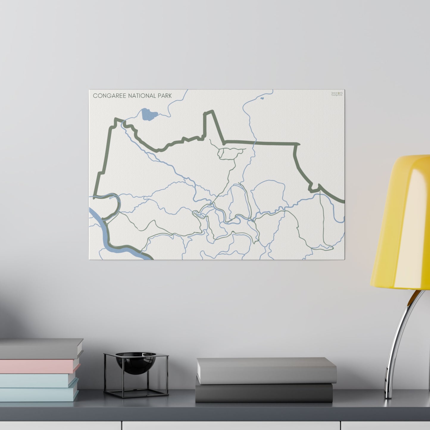 Congaree National Park Matte Canvas, Stretched, 0.75"