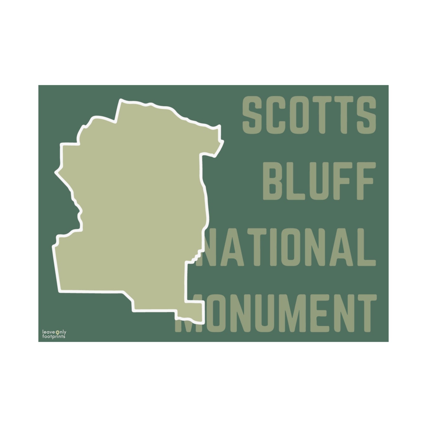 Scotts Bluff National Monument Horizontal Print