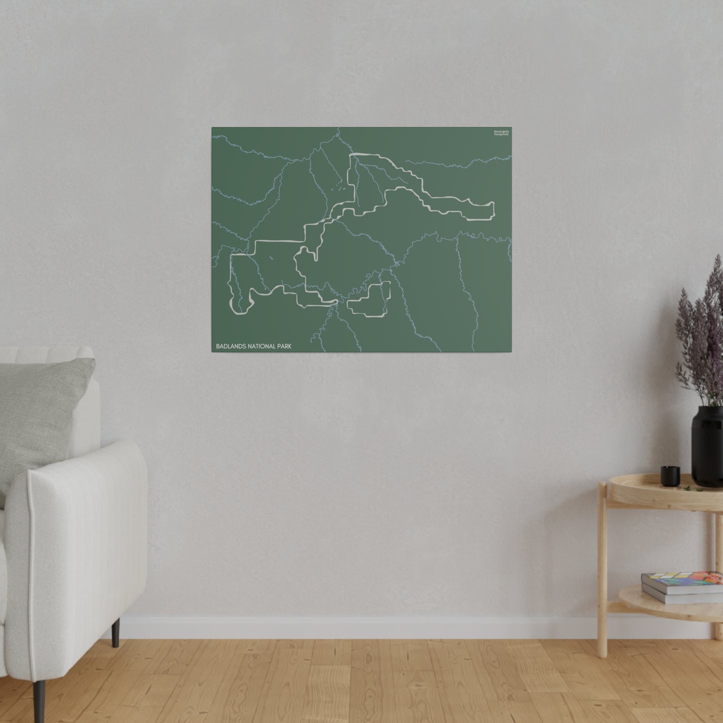 Badlands National Park Matte Canvas, Stretched, 0.75"