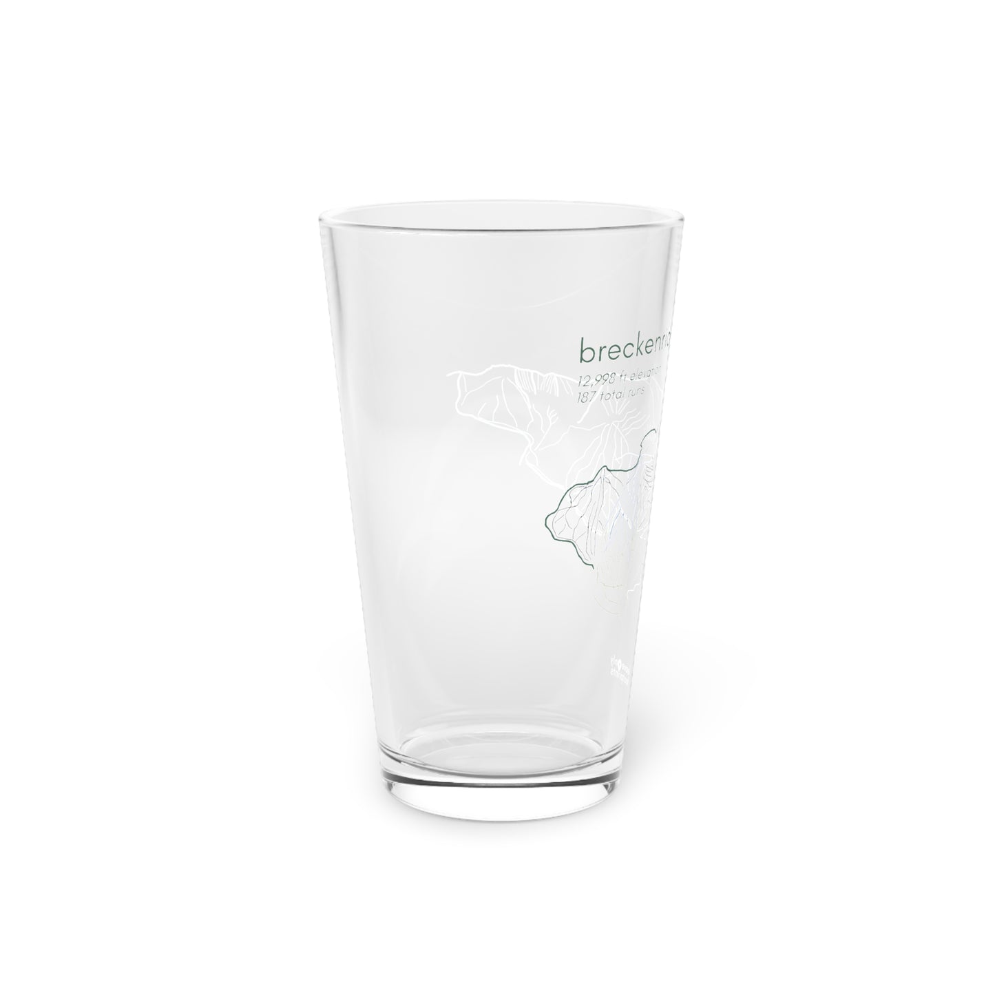 Breckenridge Pint Glass, 16oz