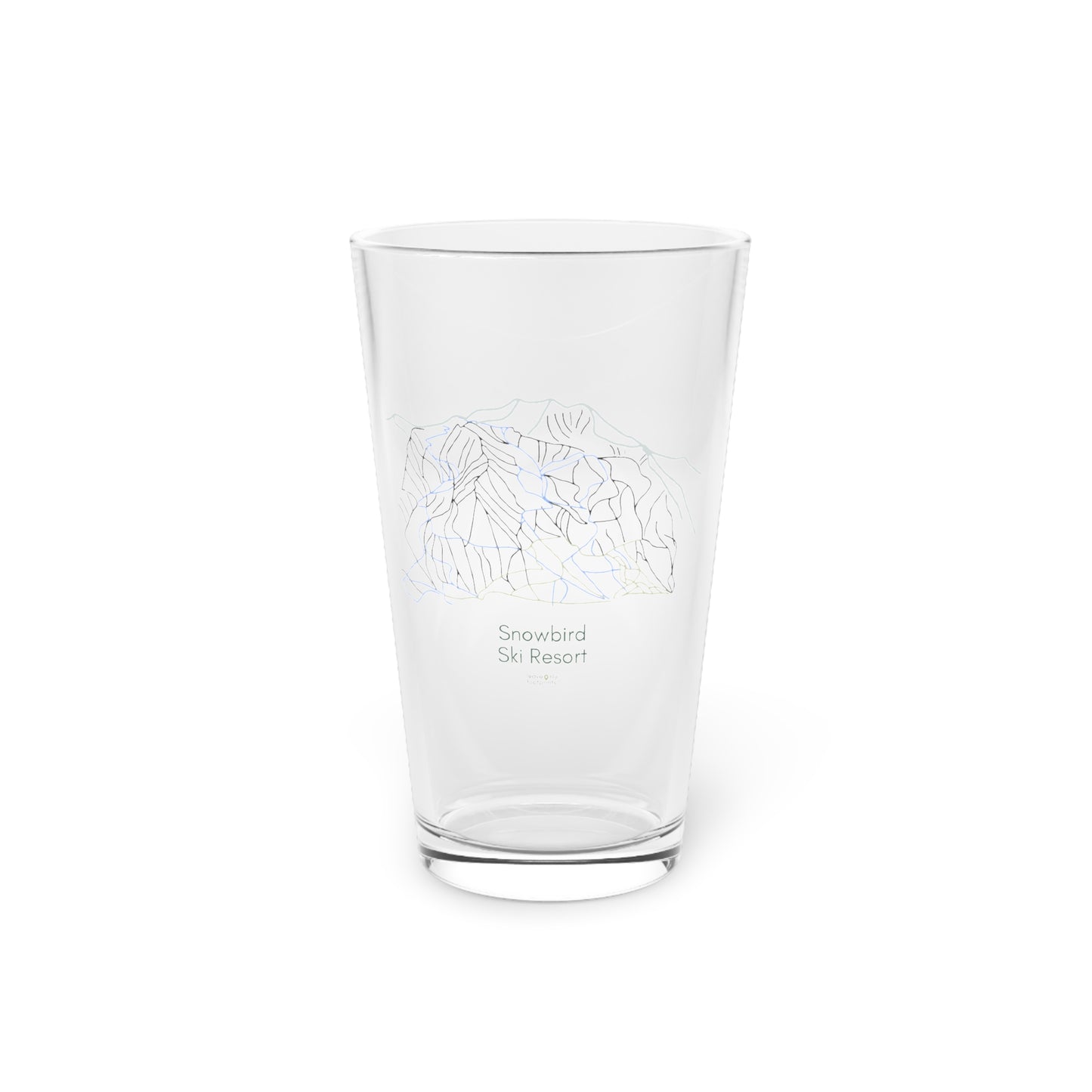Snowbird Ski Resort Pint Glass, 16oz
