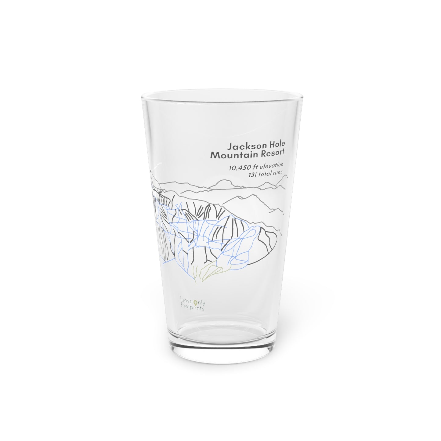 Jackson Hole Mountain Resort Pint Glass, 16oz