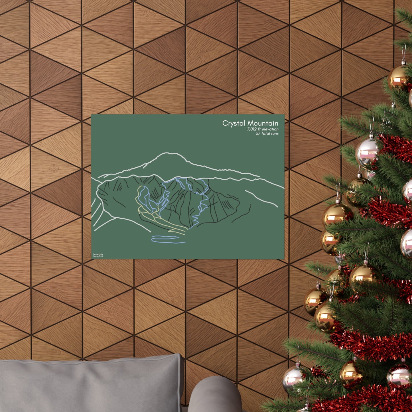 Crystal Mountain Horizontal Print