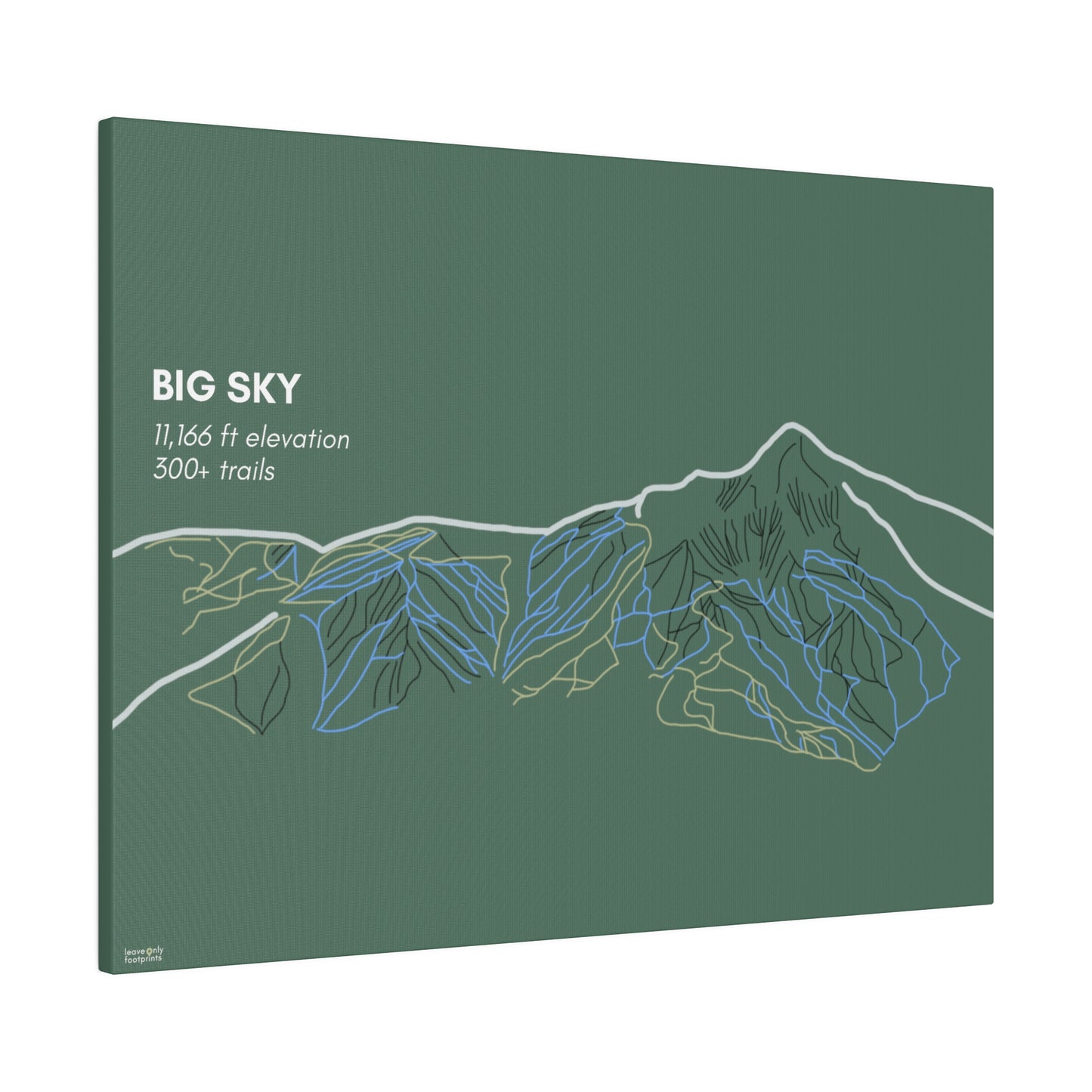 Big Sky Matte Canvas, Stretched, 0.75"