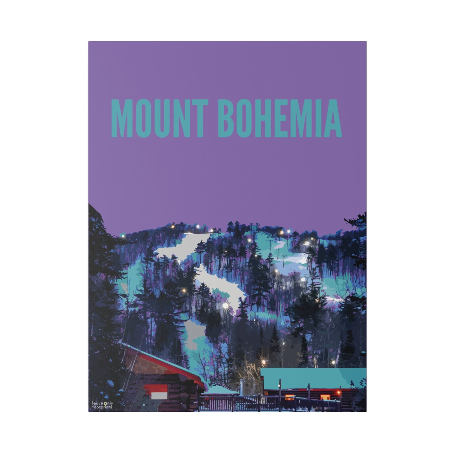 Mount Bohemia Matte Canvas, Stretched, 0.75"