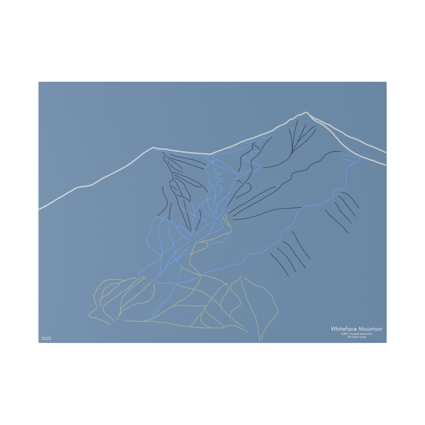 Whiteface Mountain Matte Canvas, Stretched, 0.75"