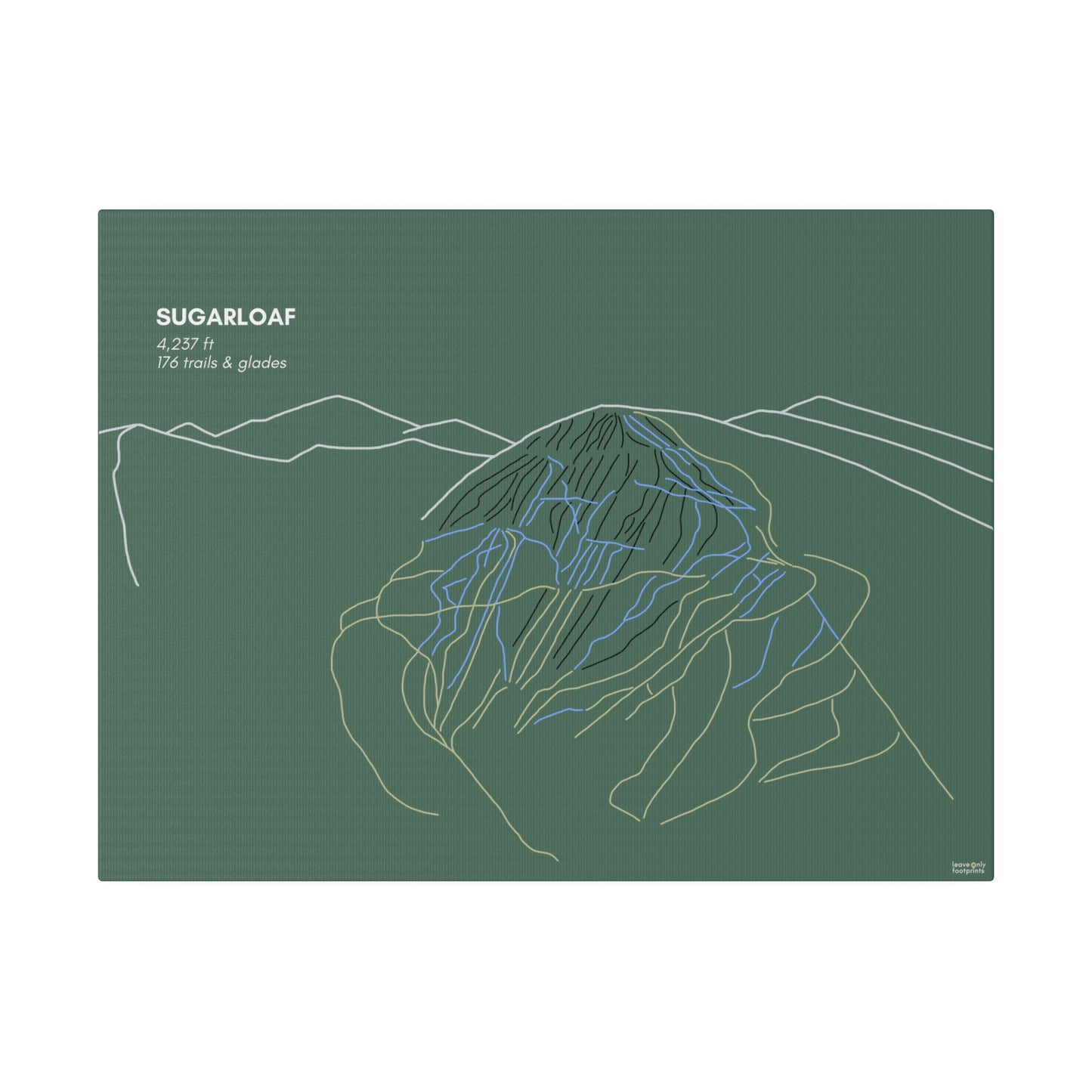 Sugarloaf Matte Canvas, Stretched, 0.75"