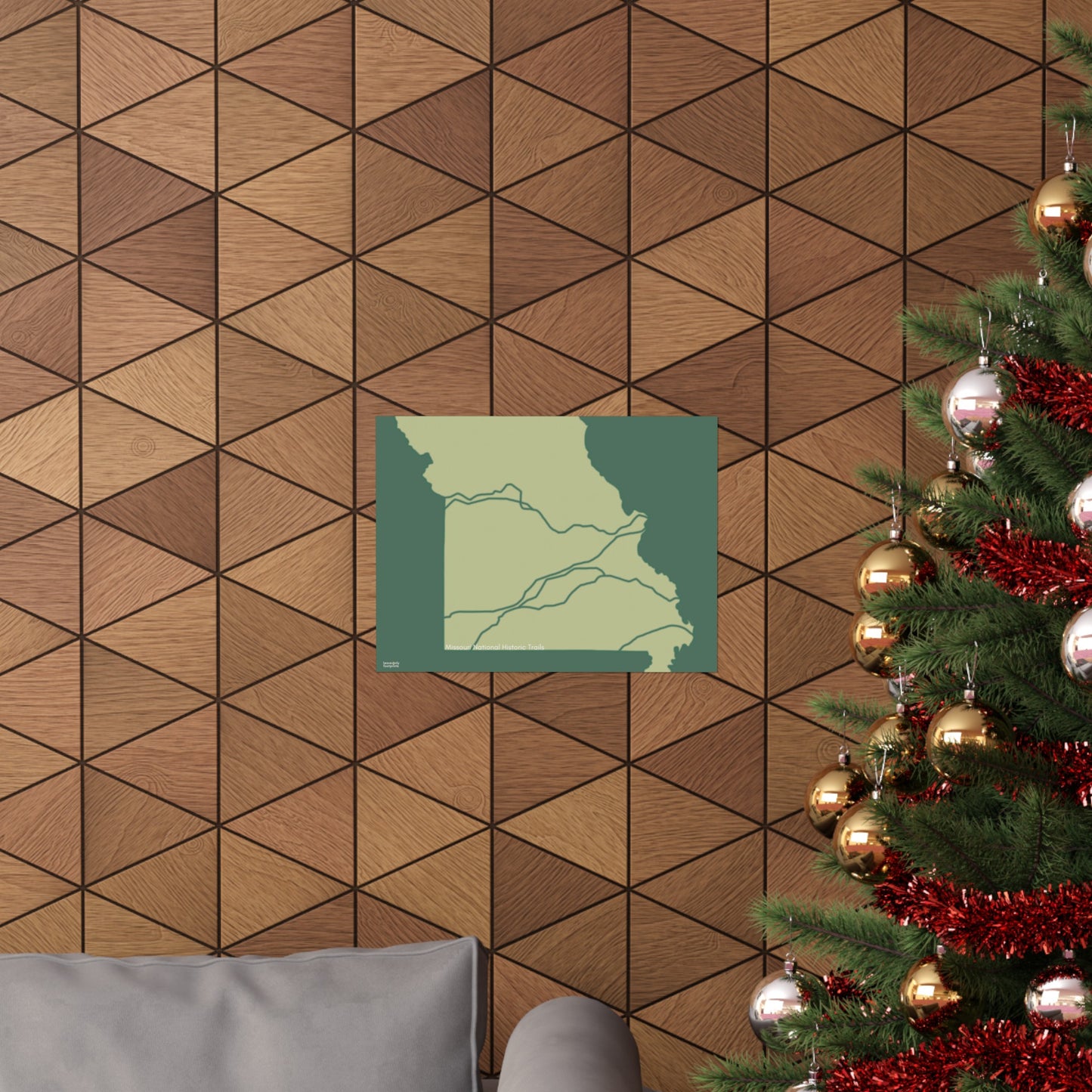 Missouri National Historic Trails Horizontal Print