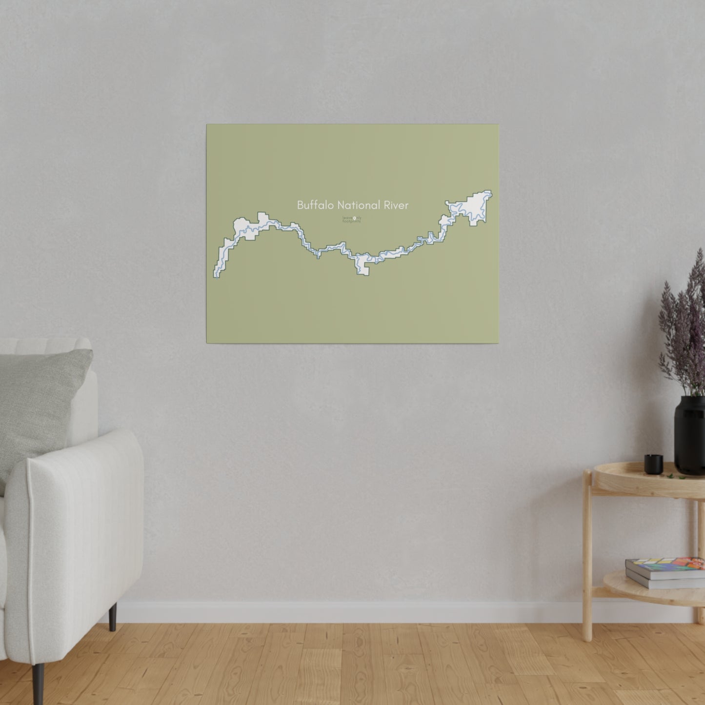 Buffalo National River Matte Canvas, Stretched, 0.75"