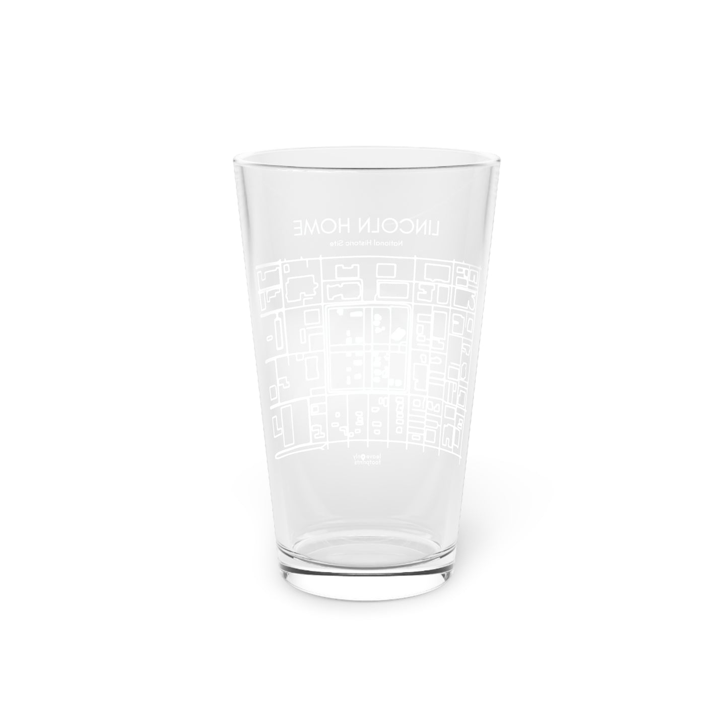 Lincoln Home National Historic Site Pint Glass, 16oz