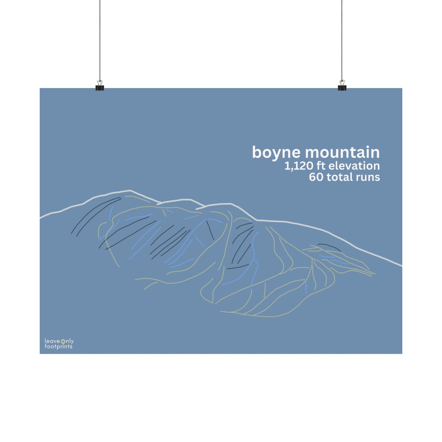 Boyne Mountain Matte Horizontal Print
