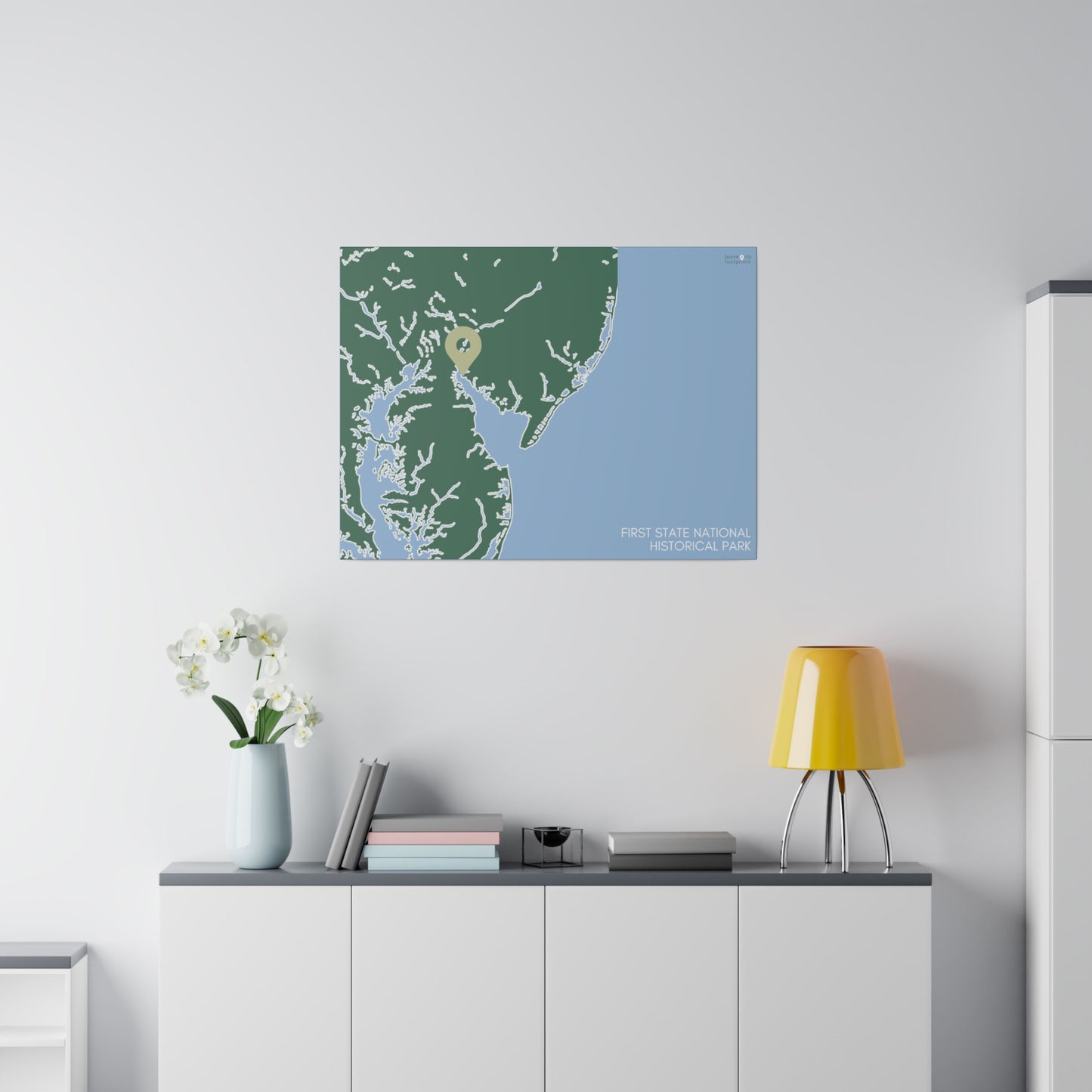First State National Historical Park Matte Canvas, Stretched, 0.75"