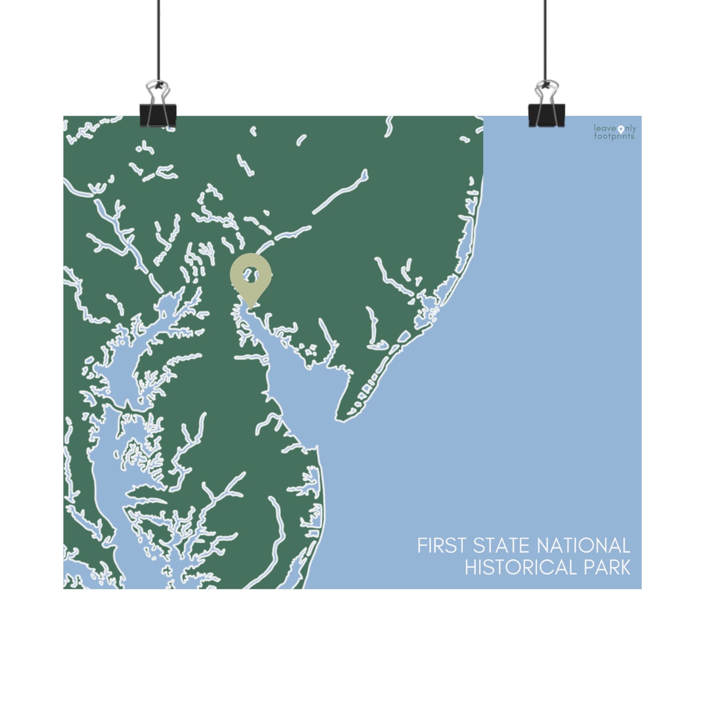 First State National Historical Park Matte Horizontal Print