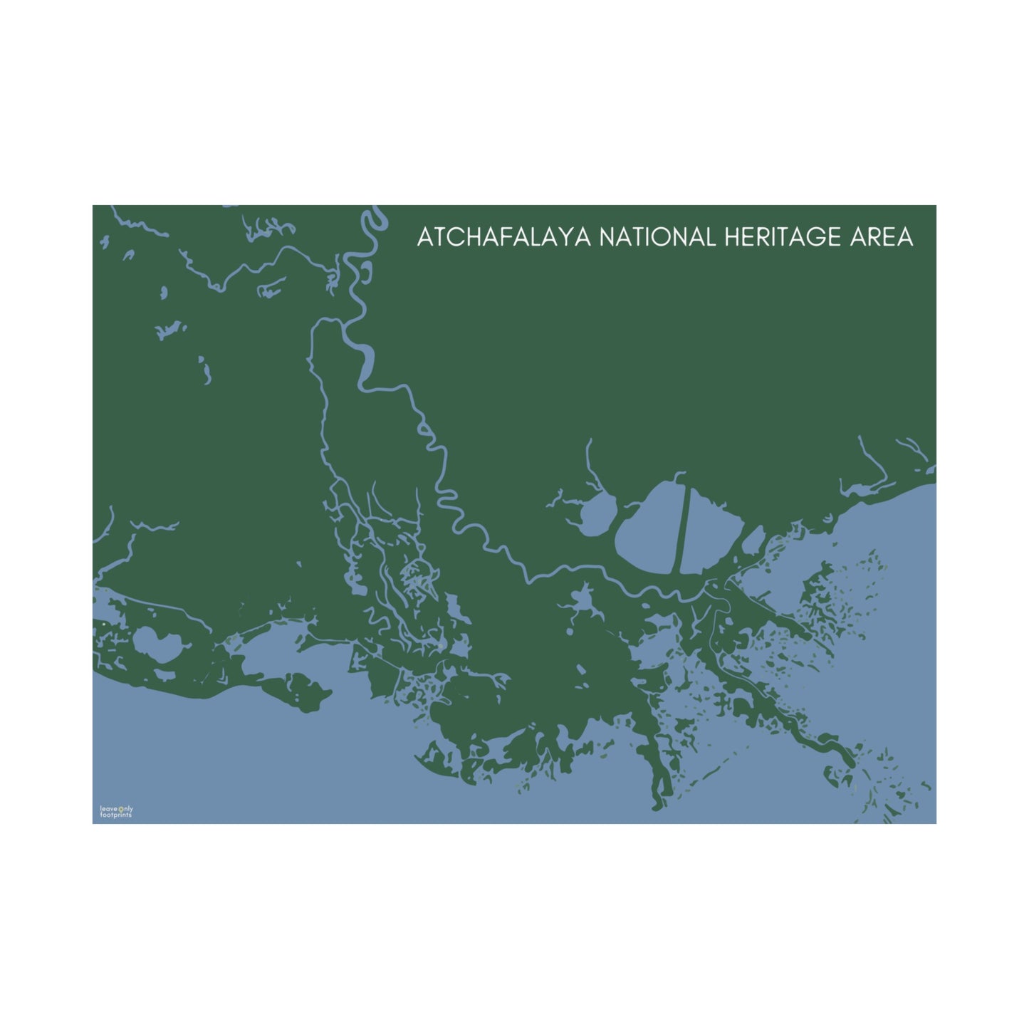 Atchafalaya National Heritage Area Horizontal Print