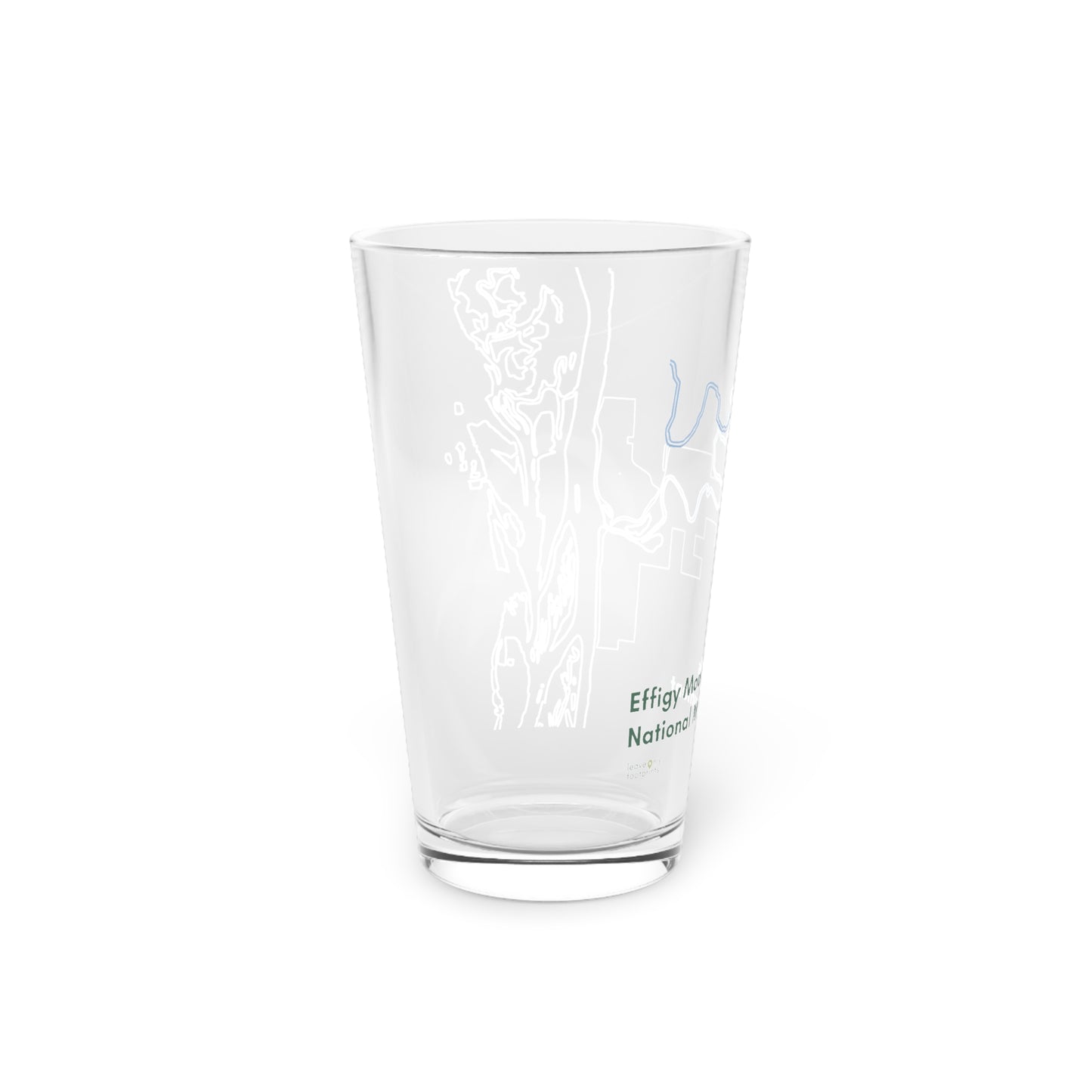 Effigy Mounds Monument Pint Glass, 16oz