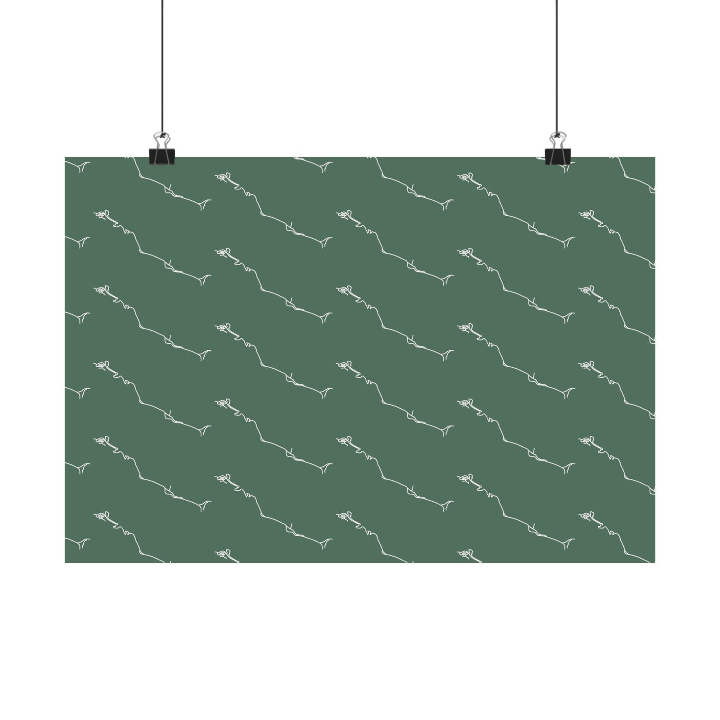 Allegheny Portage Railroad National Historic Site Patterned Horizontal Print