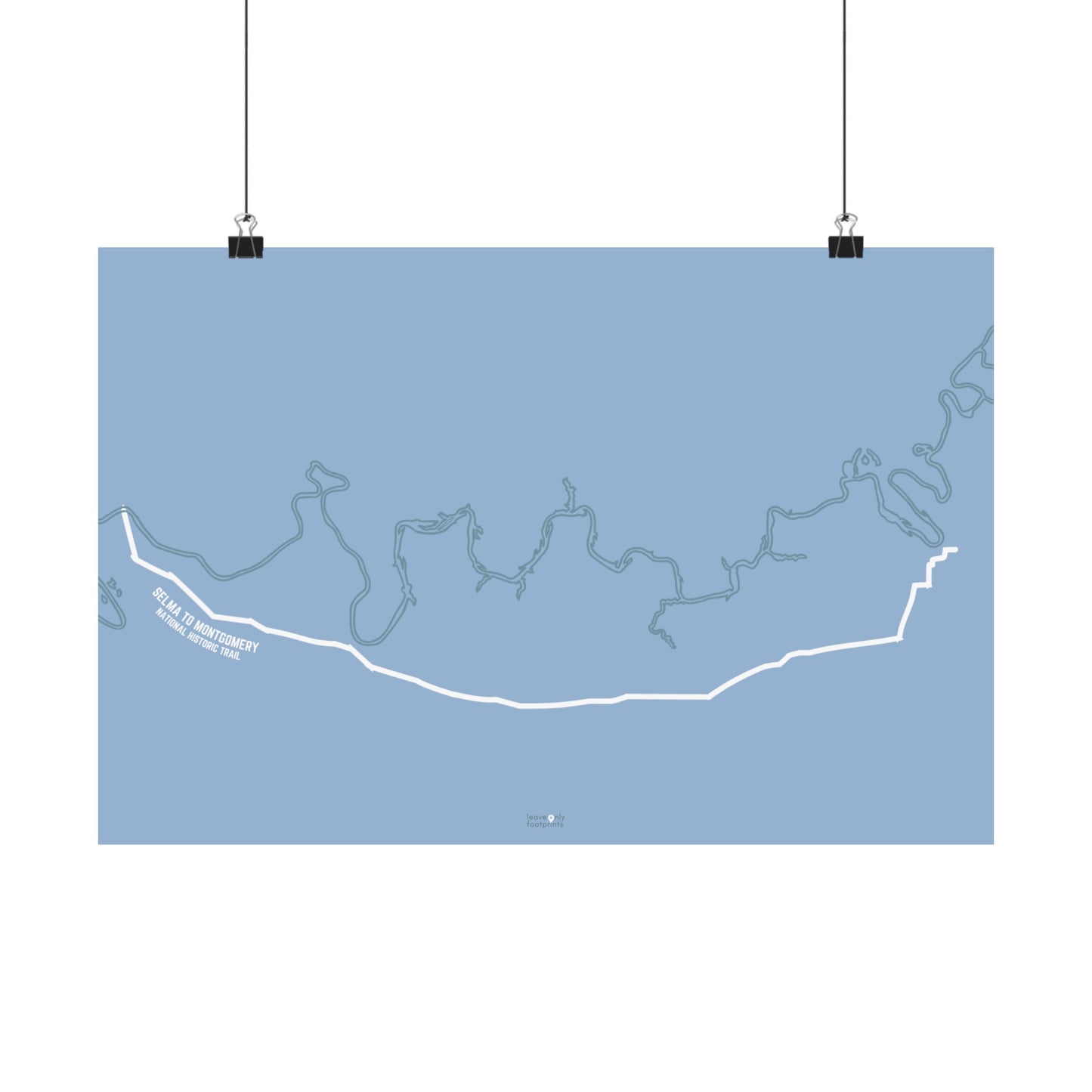 Selma to Montgomery National Historic Trail Horizontal Print