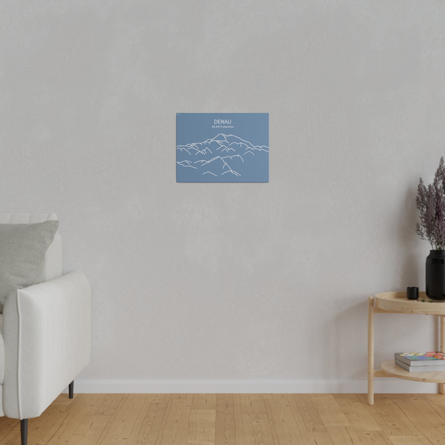 Denali Mountain Matte Canvas, Stretched, 0.75"