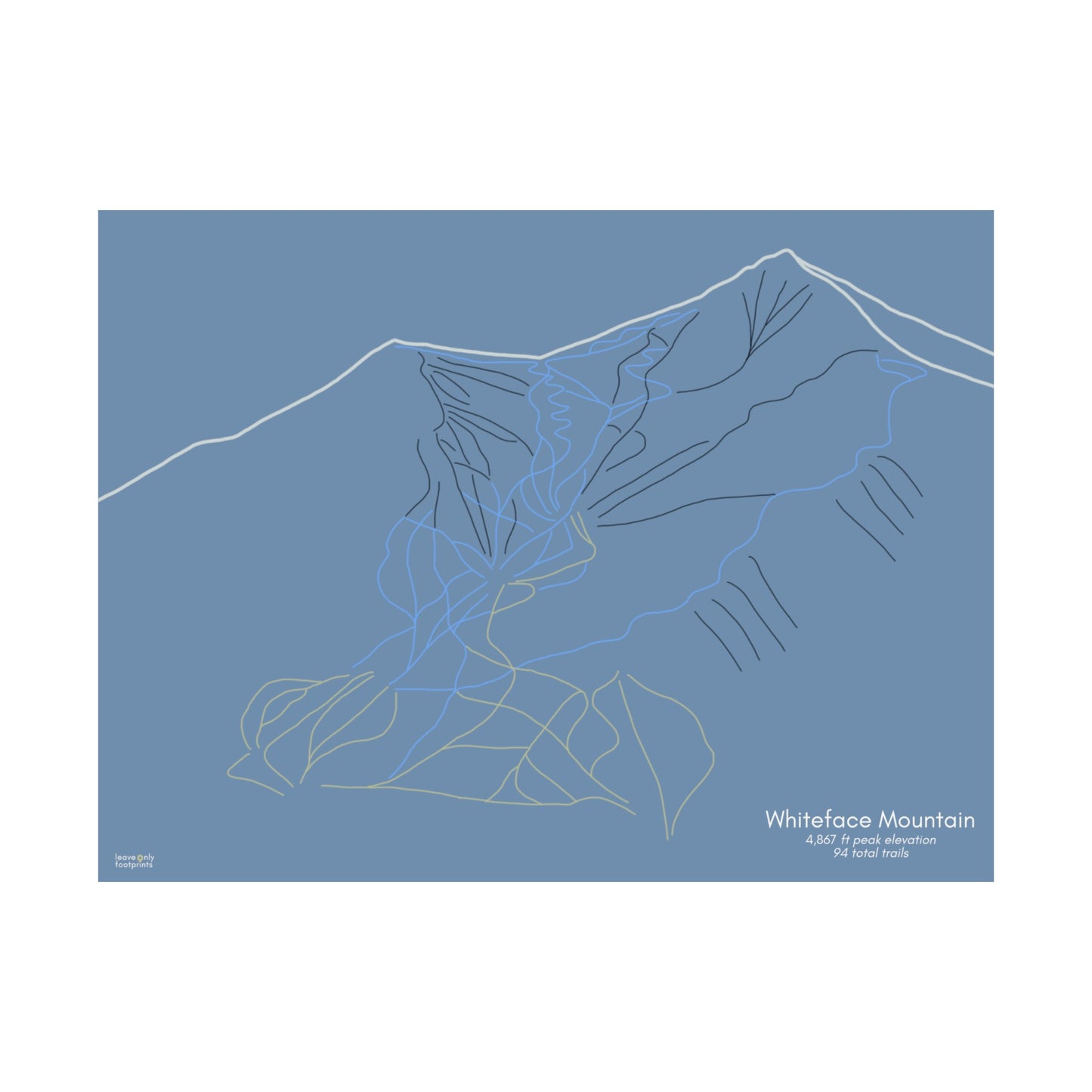 Whiteface Mountain Horizontal Print