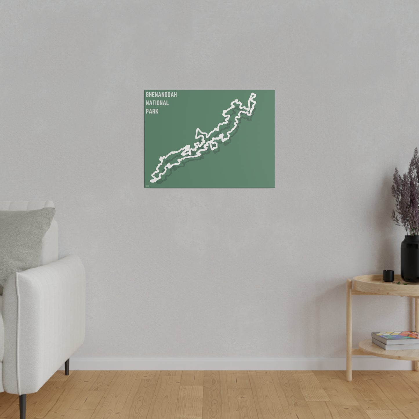 Shenandoah National Park Matte Canvas, Stretched, 0.75"