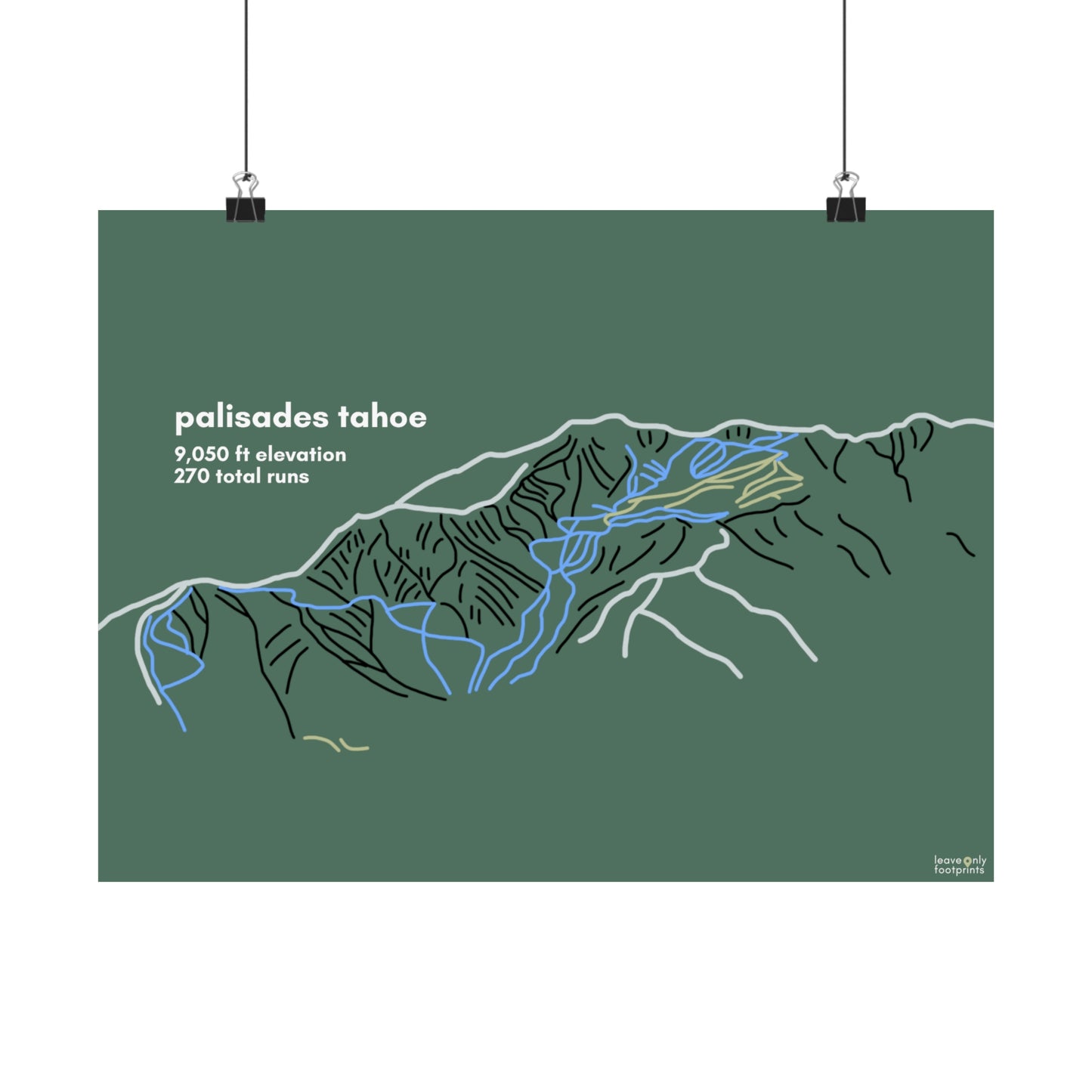 Palisades Tahoe Matte Horizontal Print