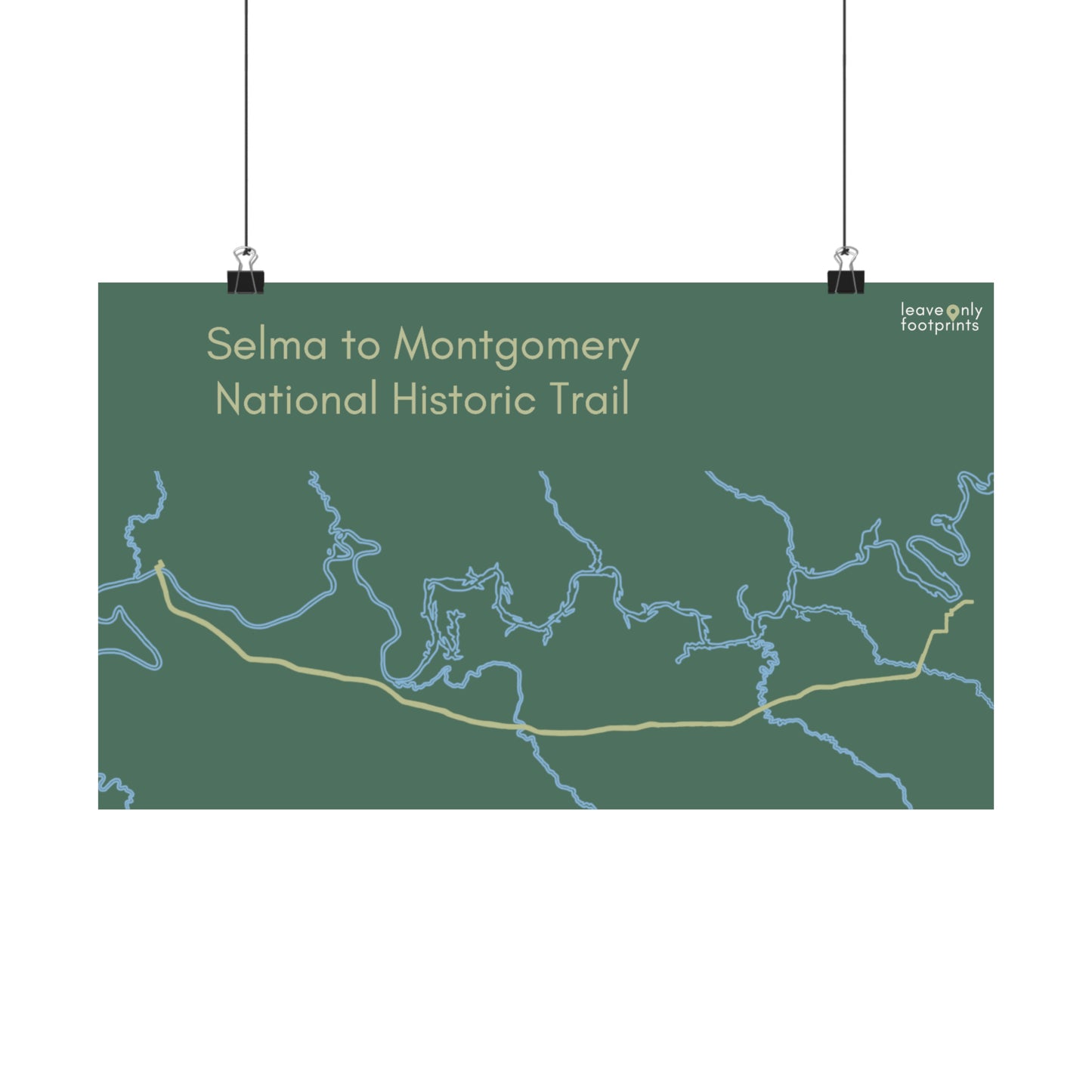 Selma to Montgomery National Historic Trail Matte Horizontal Print
