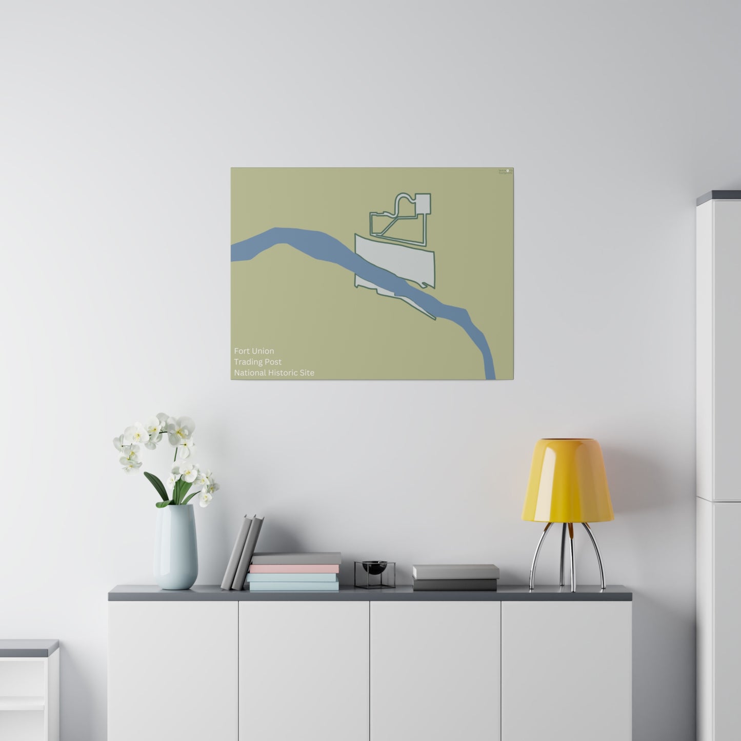Fort Union Trading Post National Historic Site Matte Canvas, Stretched, 0.75"