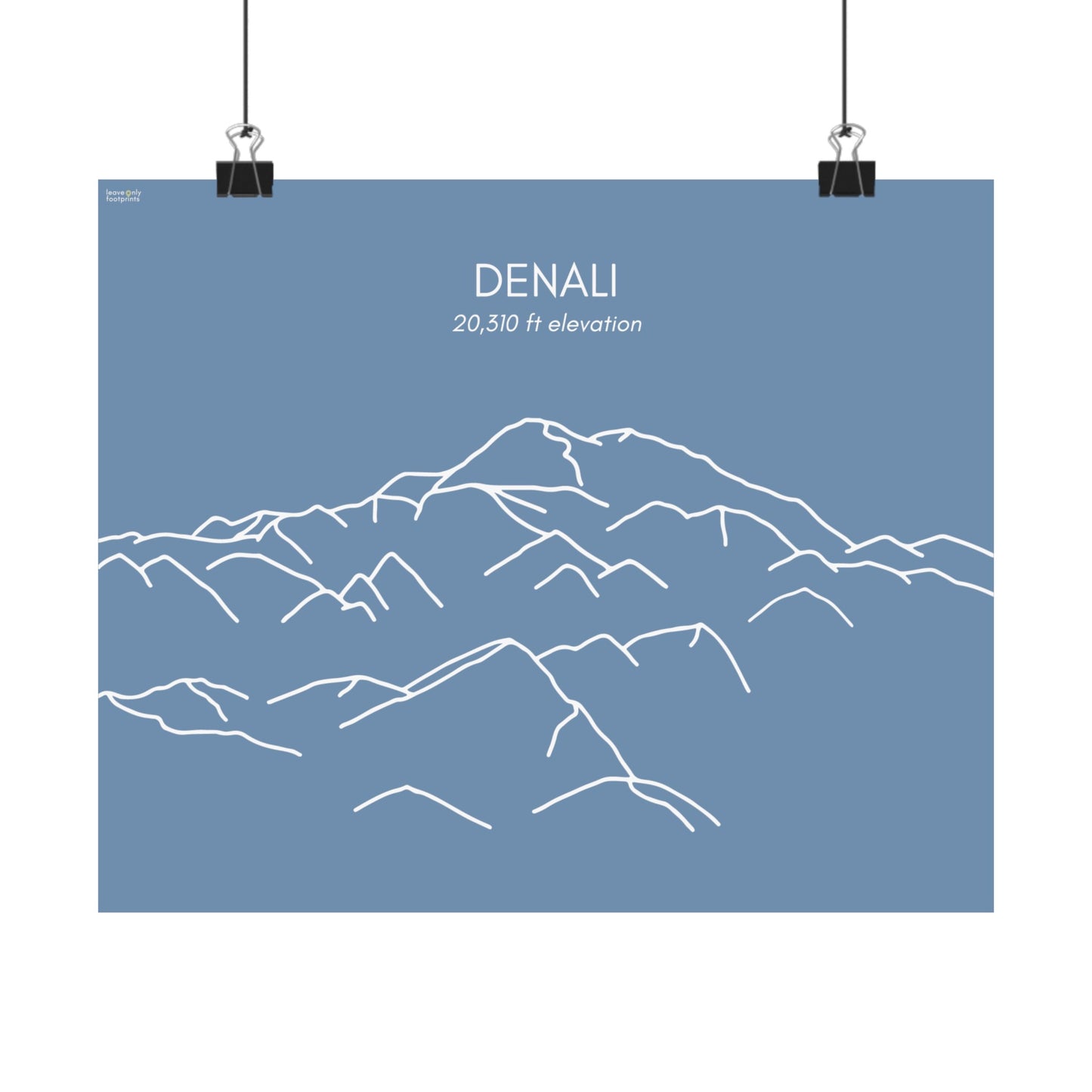 Denali Mountain Horizontal Print