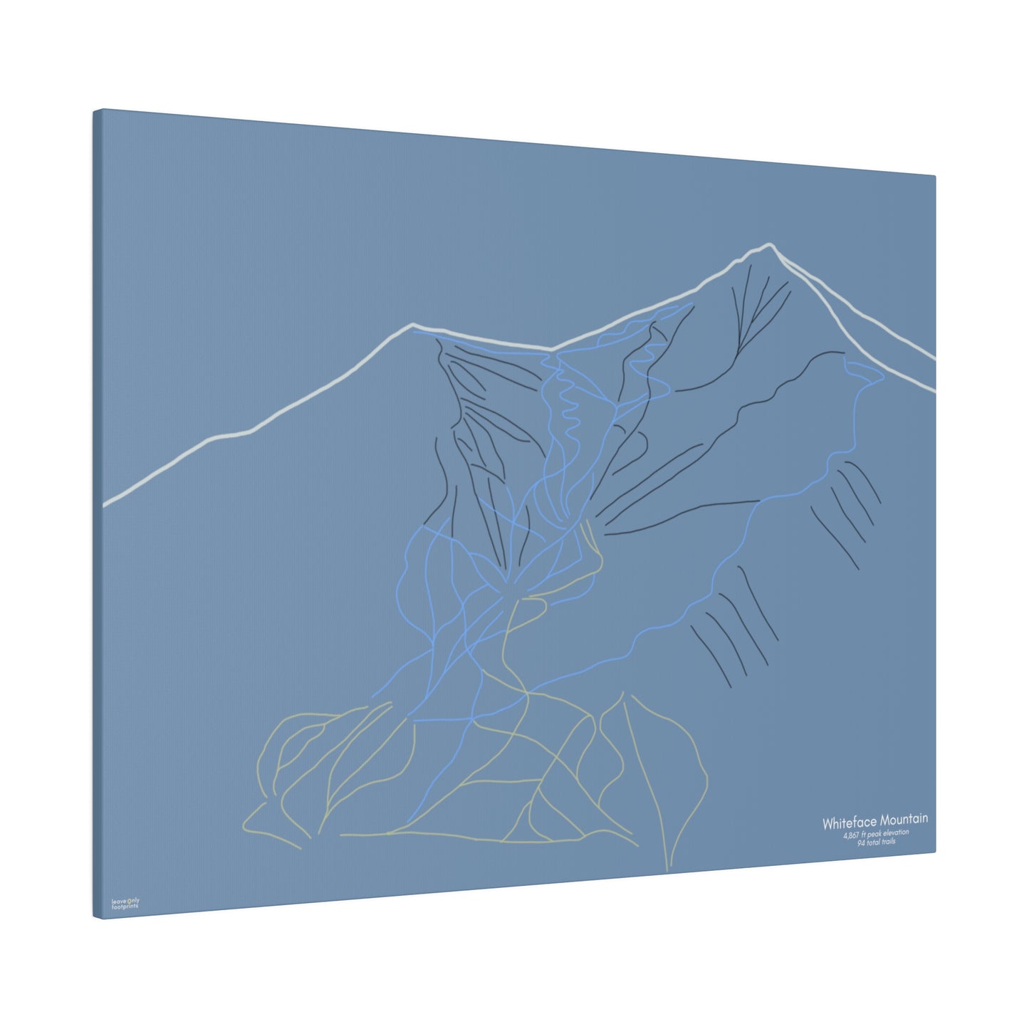 Whiteface Mountain Matte Canvas, Stretched, 0.75"