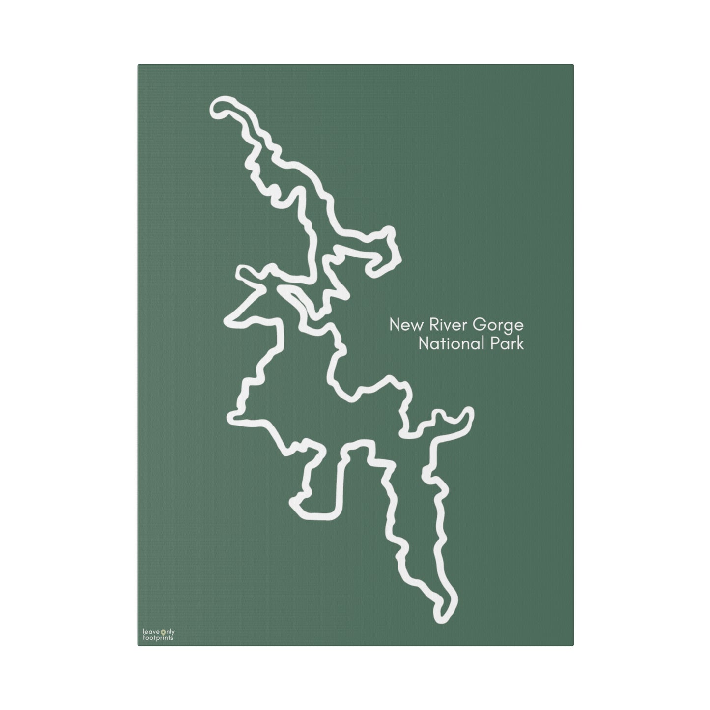 New River Gorge National Park Matte Canvas, Stretched, 0.75"