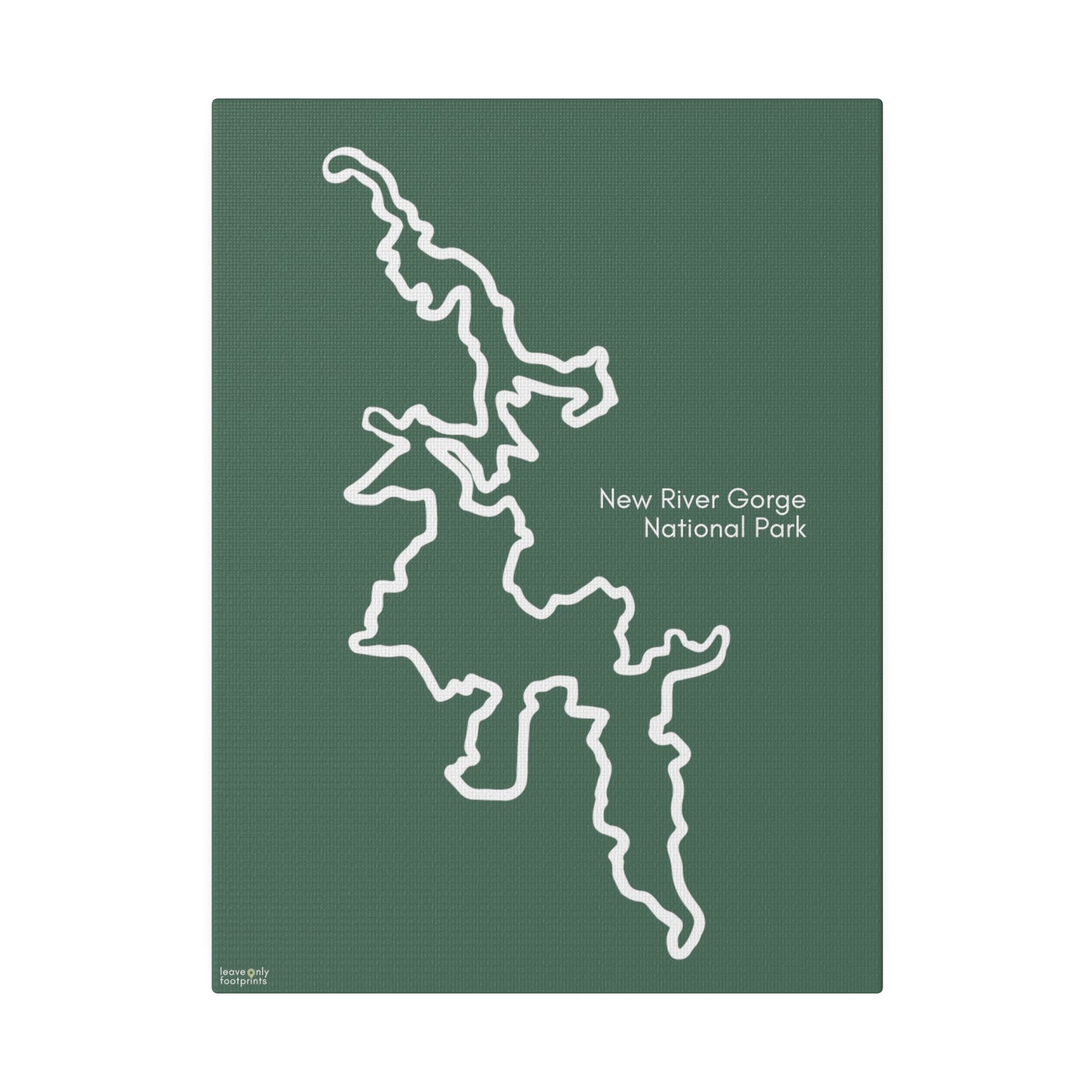 New River Gorge National Park Matte Canvas, Stretched, 0.75"