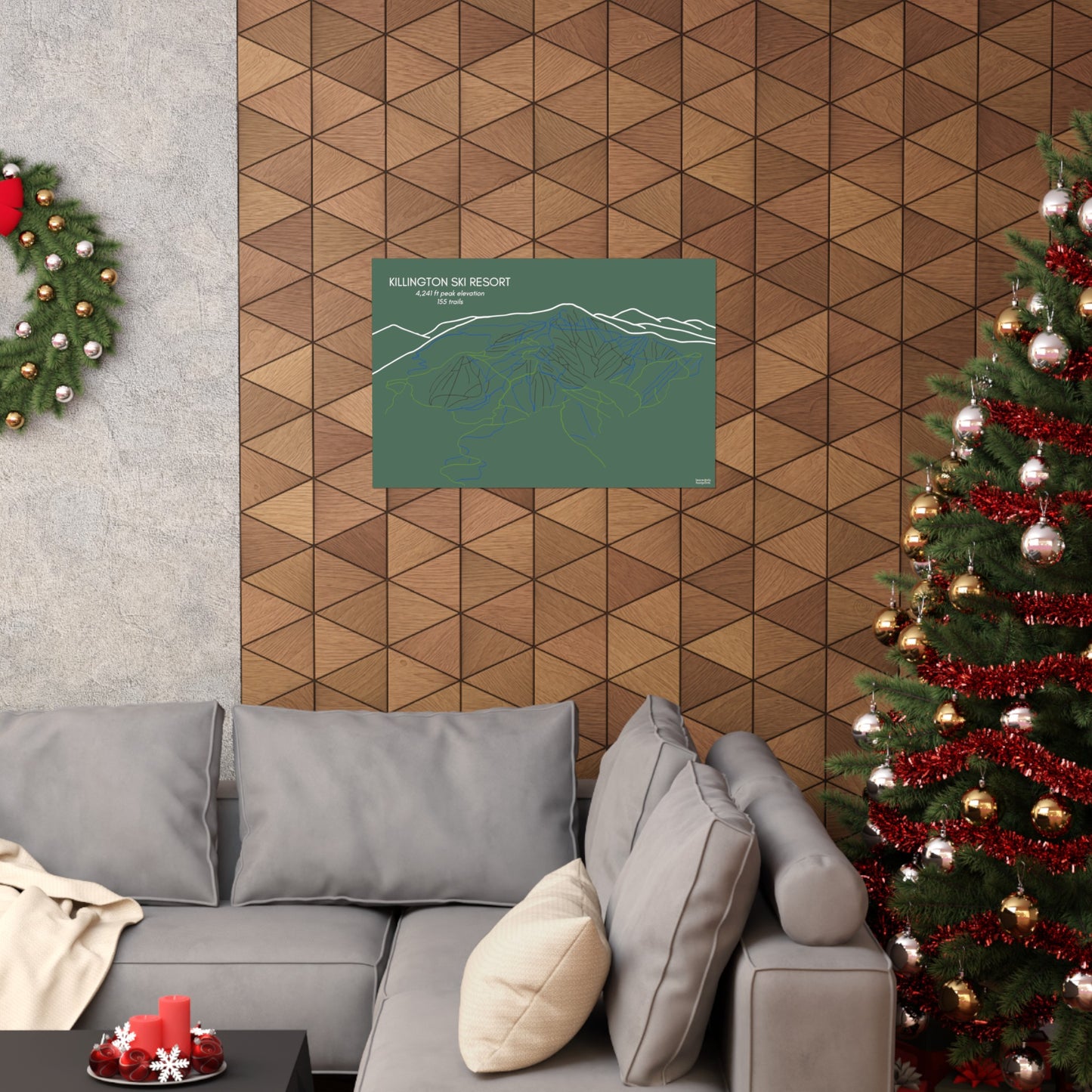 Killington Ski Resort Horizontal Print
