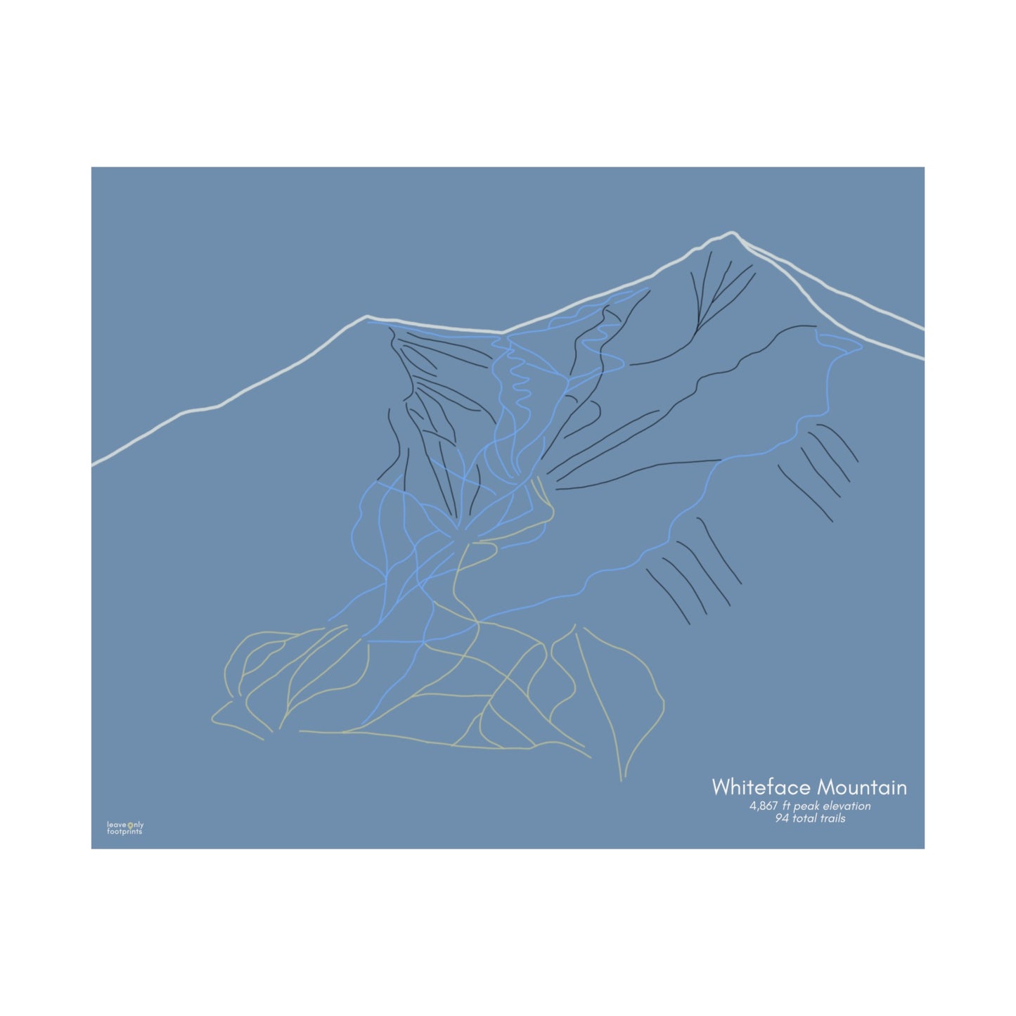 Whiteface Mountain Horizontal Print