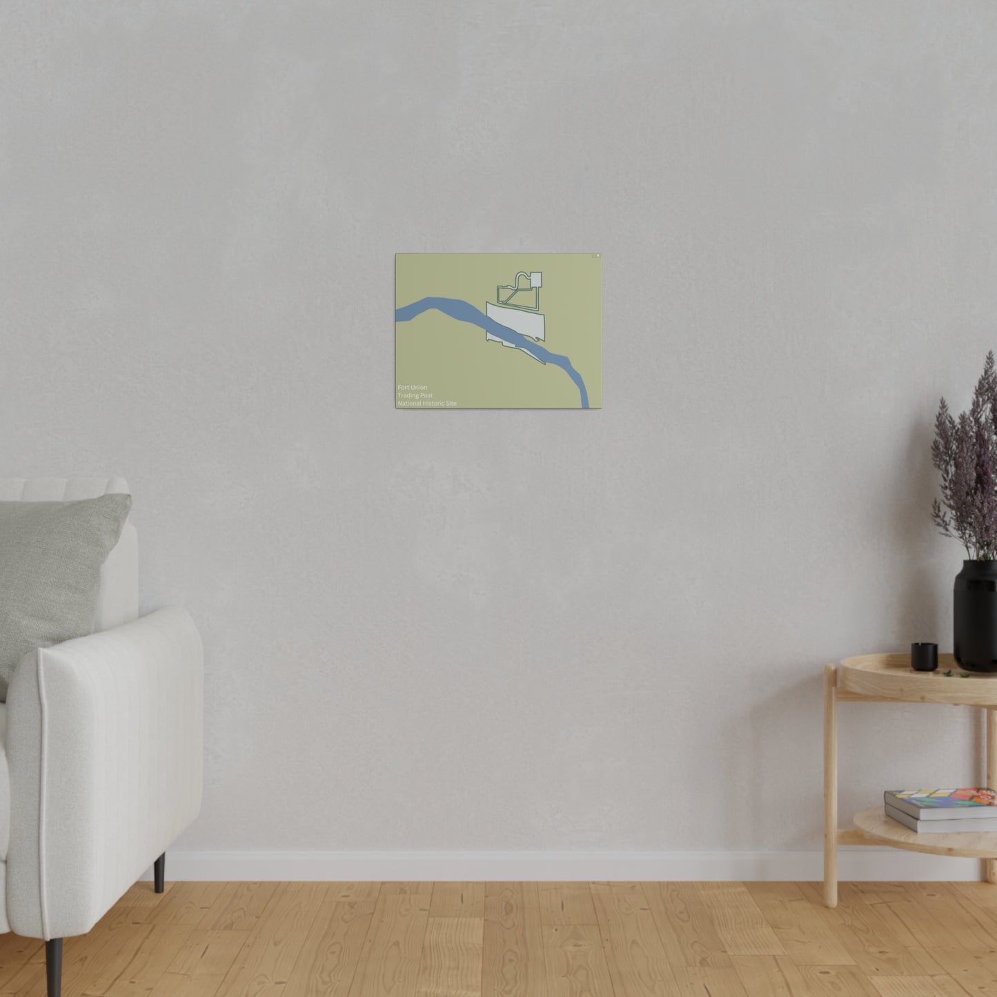 Fort Union Trading Post National Historic Site Matte Canvas, Stretched, 0.75"
