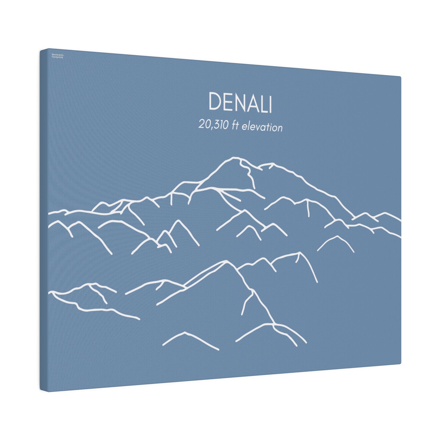 Denali Mountain Matte Canvas, Stretched, 0.75"