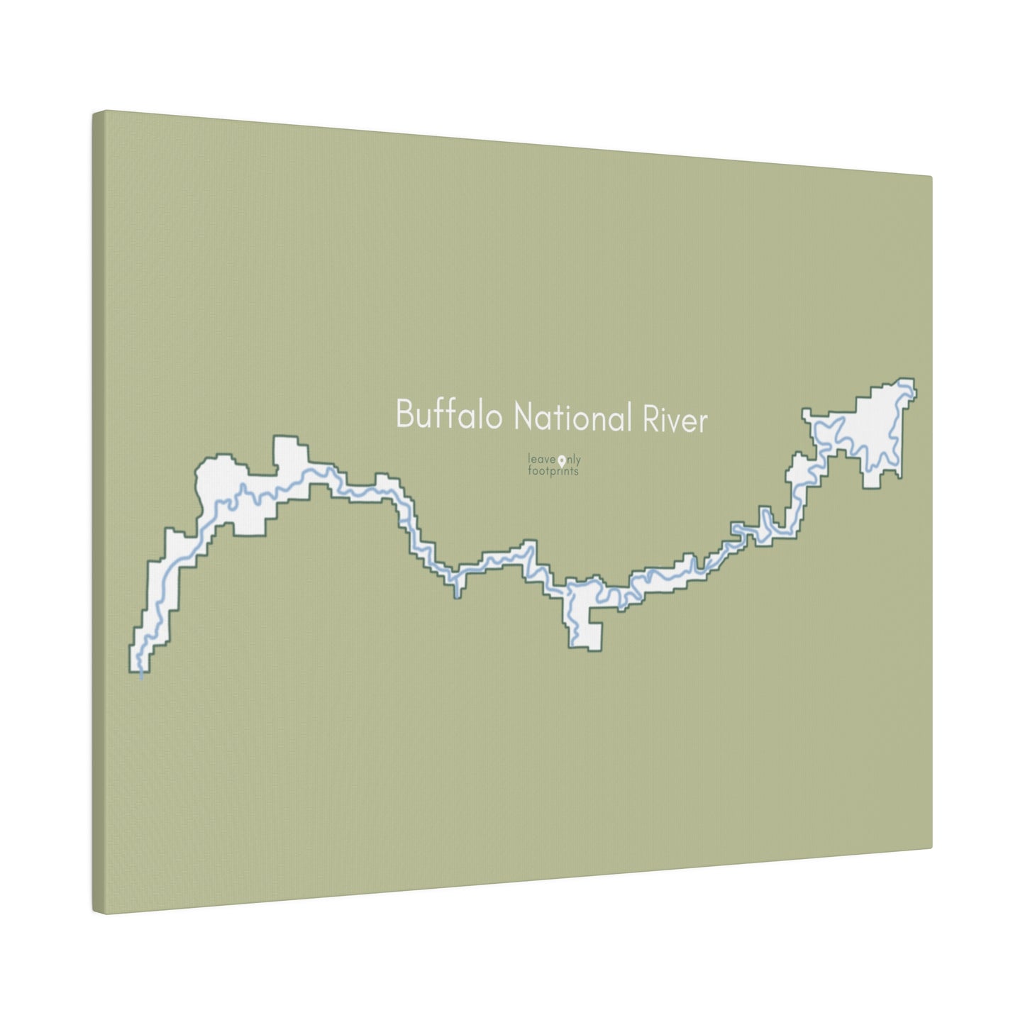 Buffalo National River Matte Canvas, Stretched, 0.75"