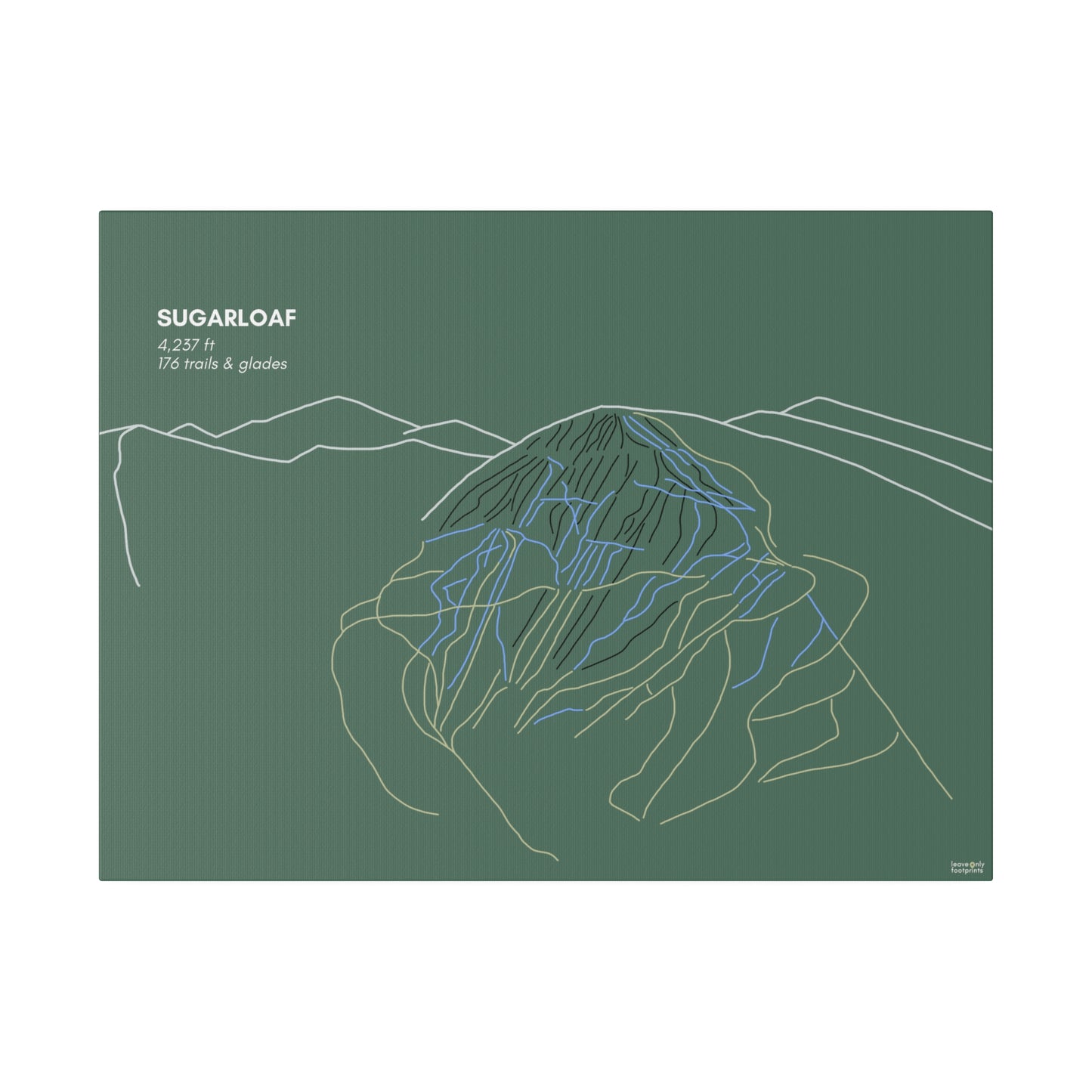 Sugarloaf Matte Canvas, Stretched, 0.75"