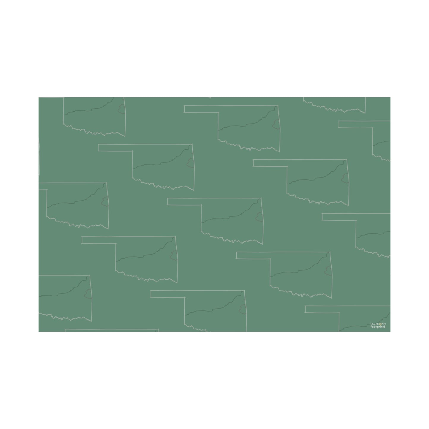 Oklahoma National Trails Horizontal Print