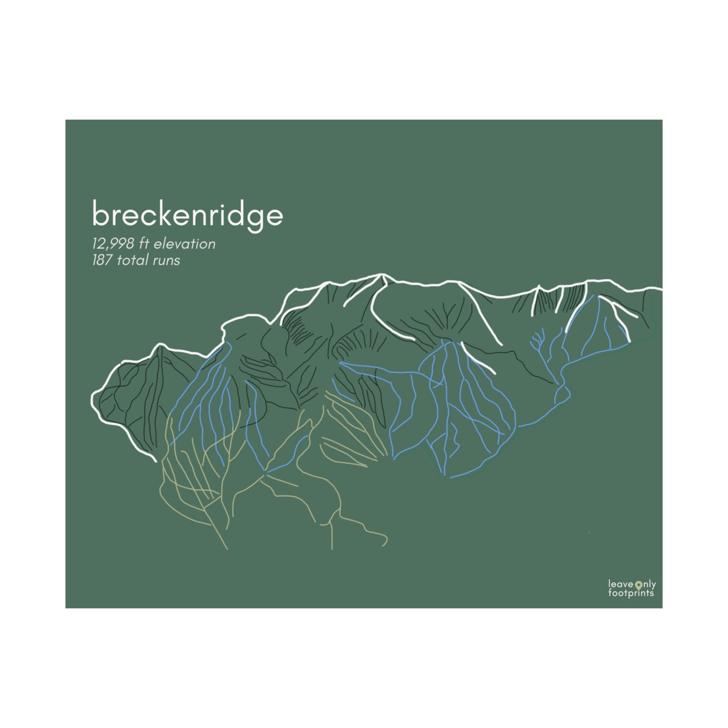 Breckenridge Matte Horizontal Print