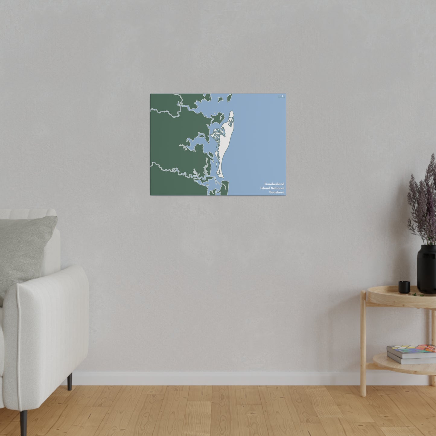 Cumberland Island National Seashore Matte Canvas, Stretched, 0.75"