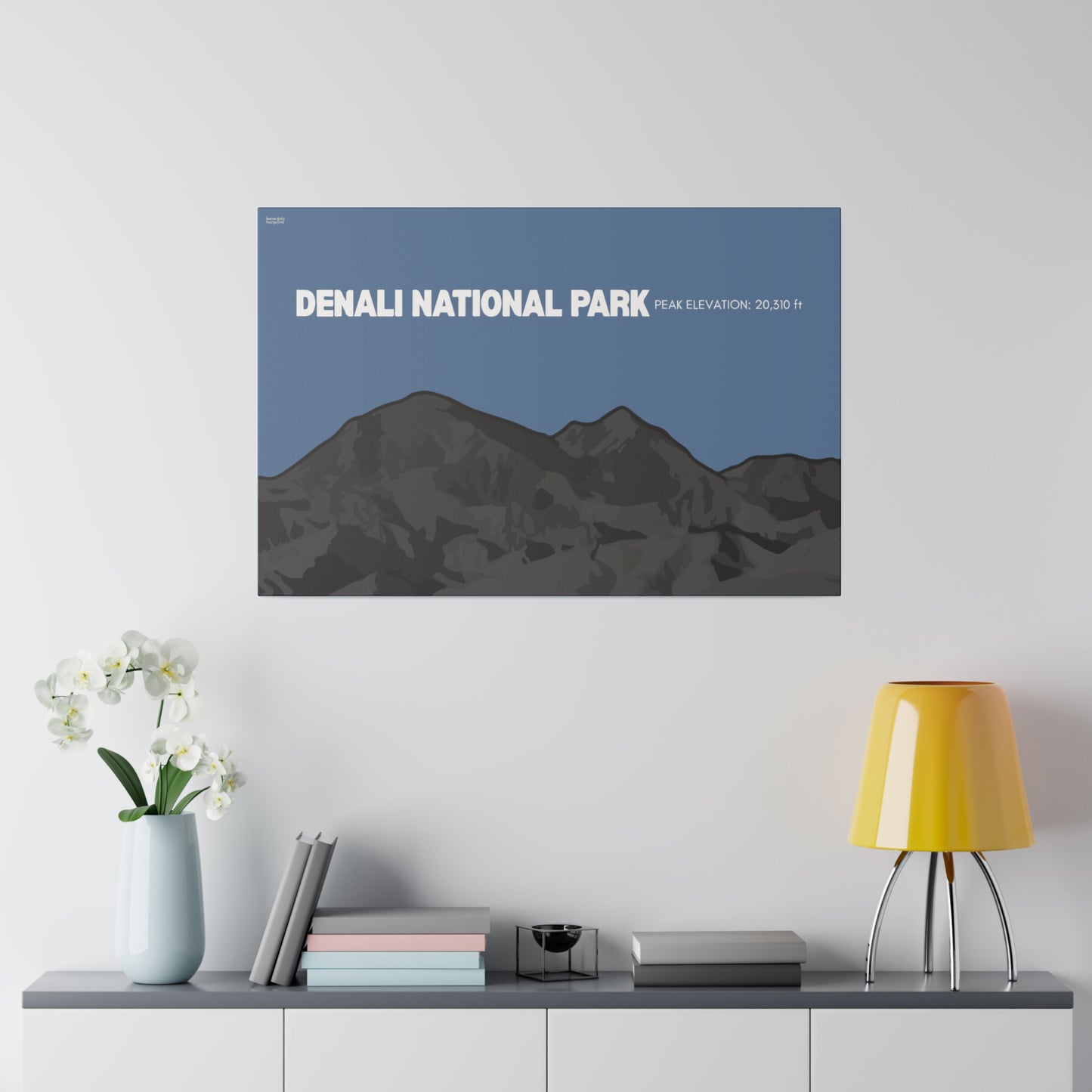 Denali National Park Matte Canvas, Stretched, 0.75"
