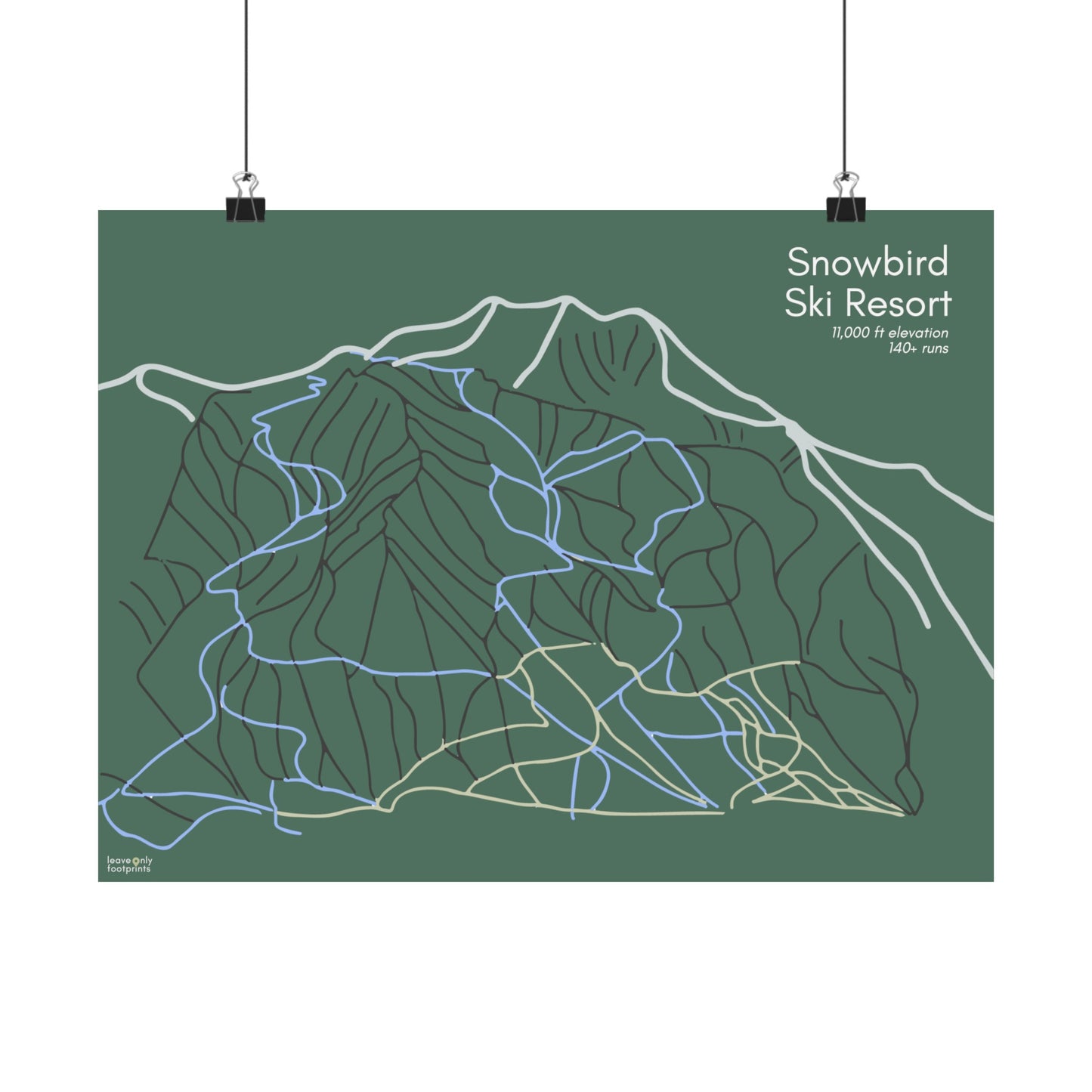 Snowbird Ski Resort Horizontal Print