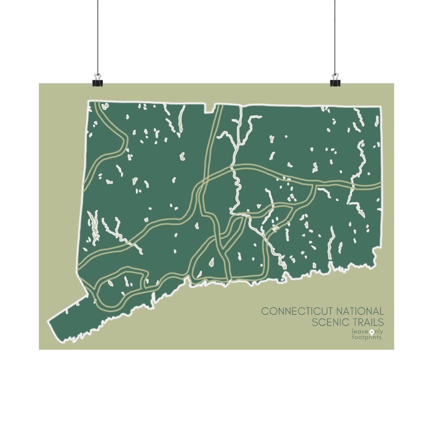 Connecticut National Scenic Trails Matte Horizontal Print