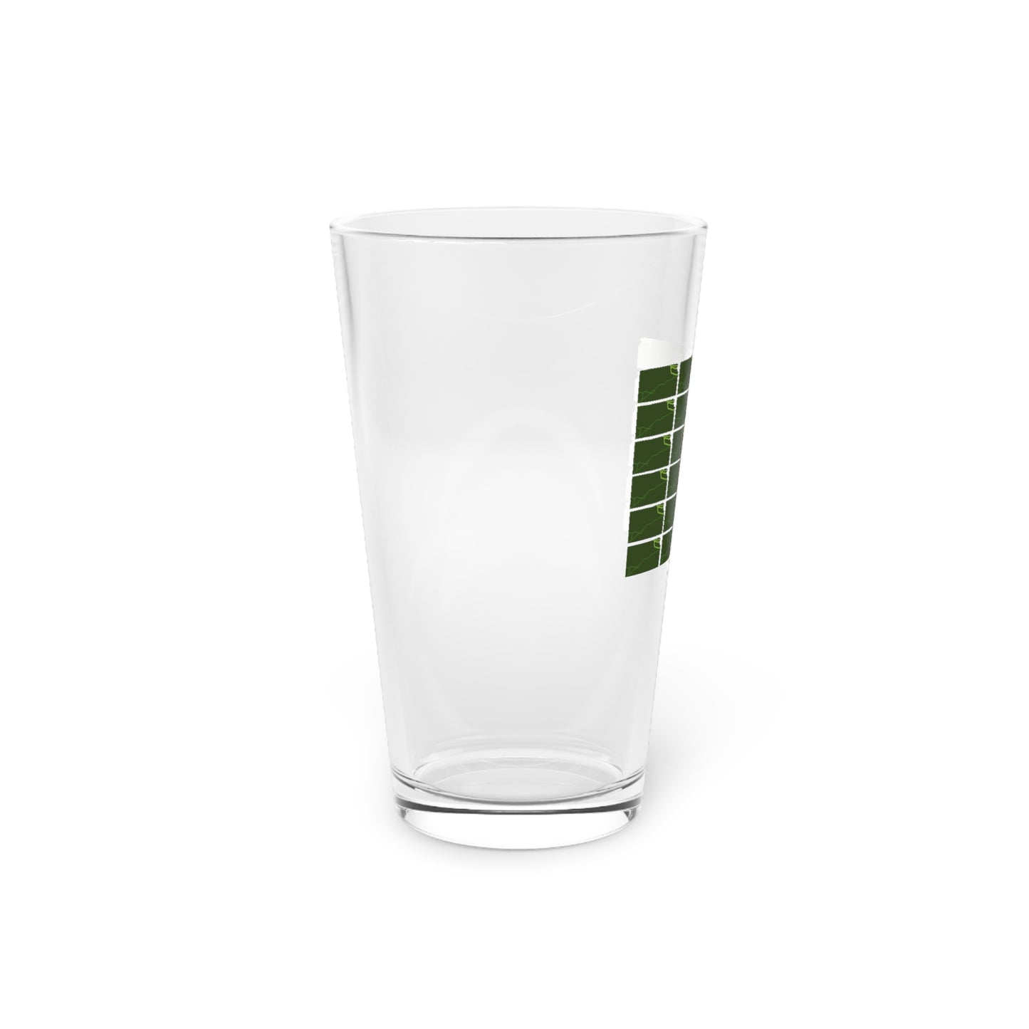 Kansas National Trails Patterned Pint Glass, 16oz