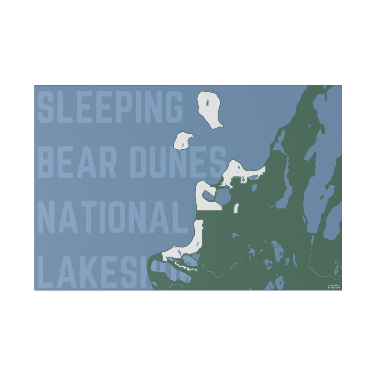 Sleeping Bear Dunes National Lakeshore Matte Canvas, Stretched, 0.75"