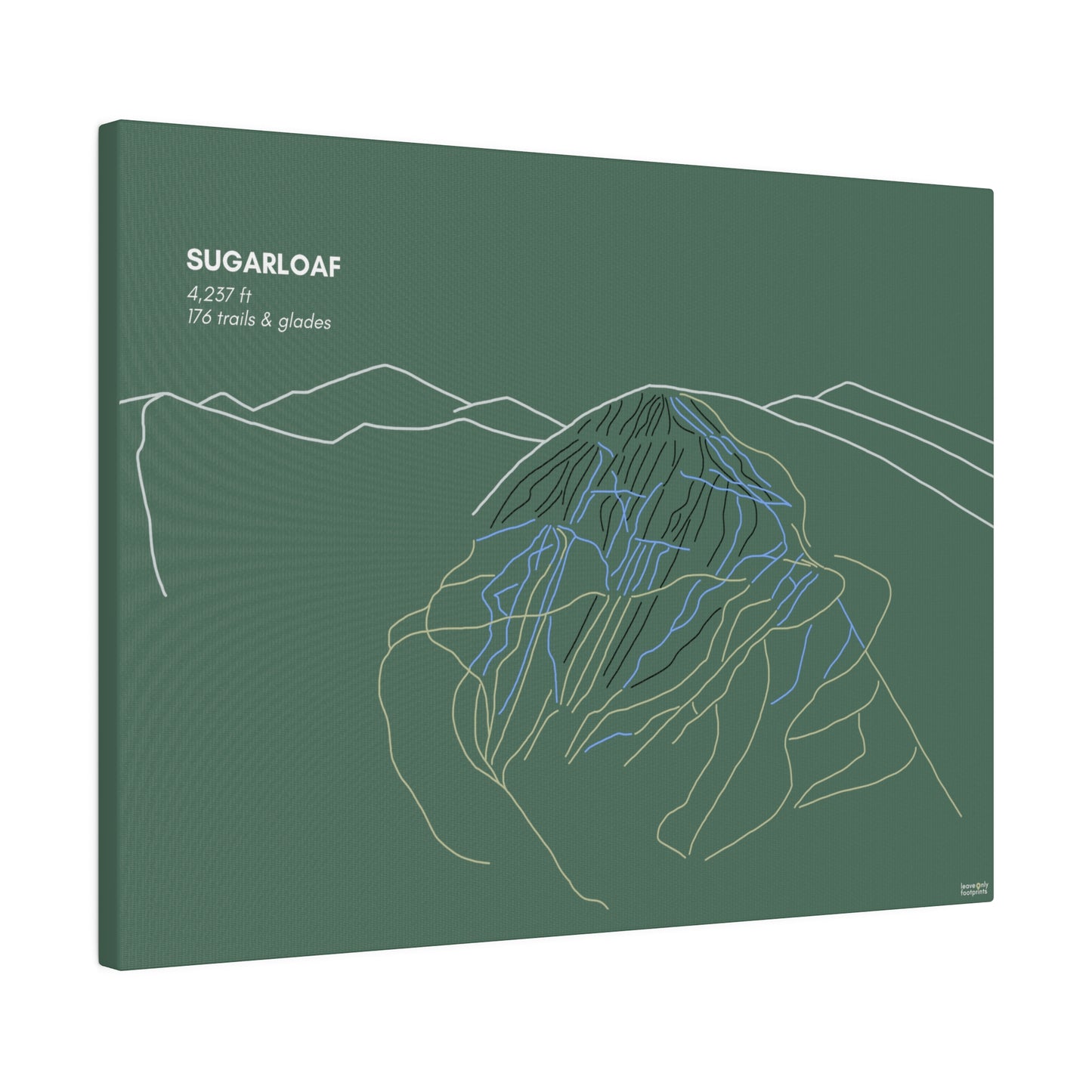 Sugarloaf Matte Canvas, Stretched, 0.75"