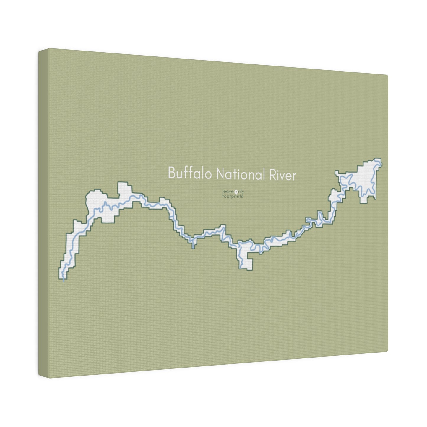 Buffalo National River Matte Canvas, Stretched, 0.75"