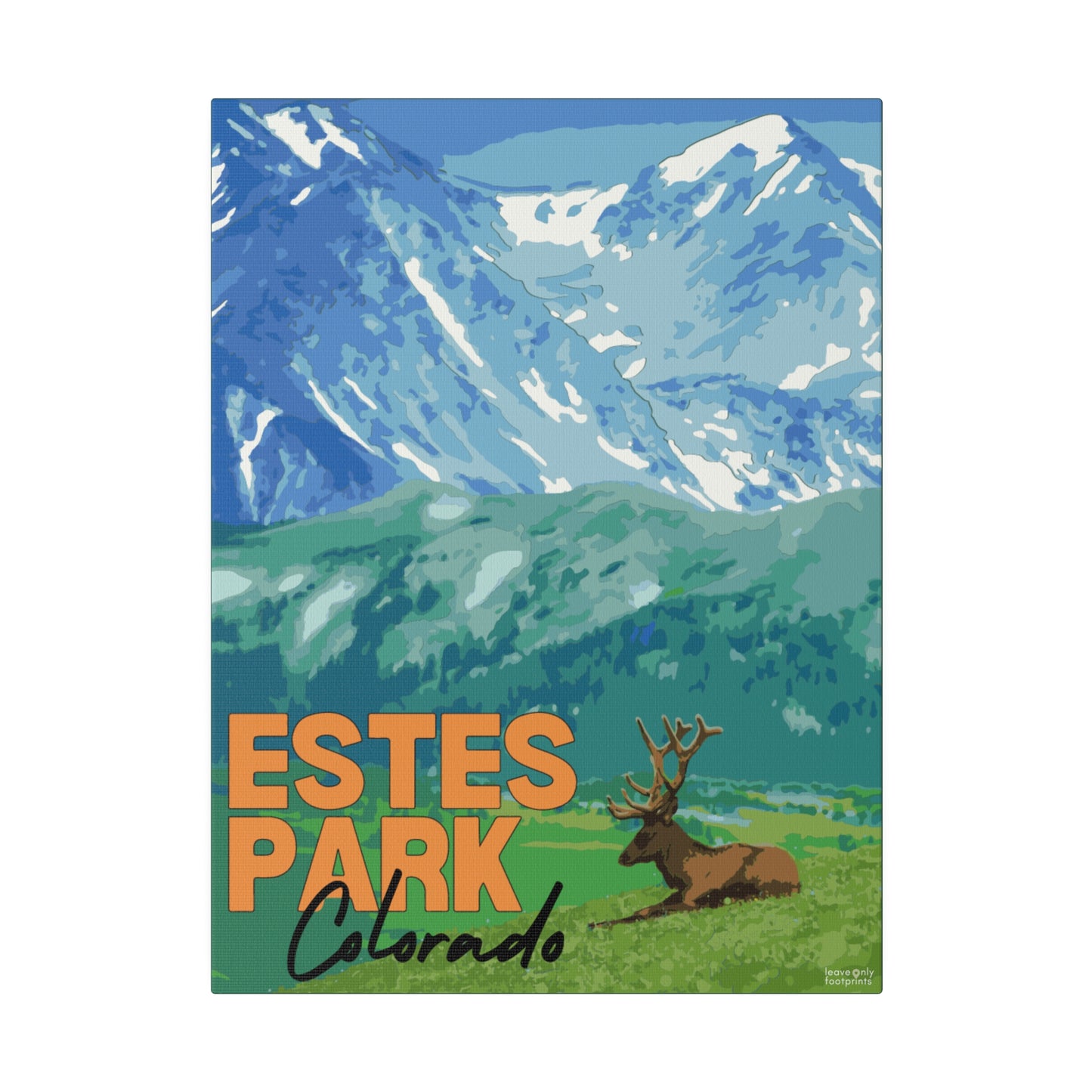 Estes Park Matte Canvas, Stretched, 0.75"