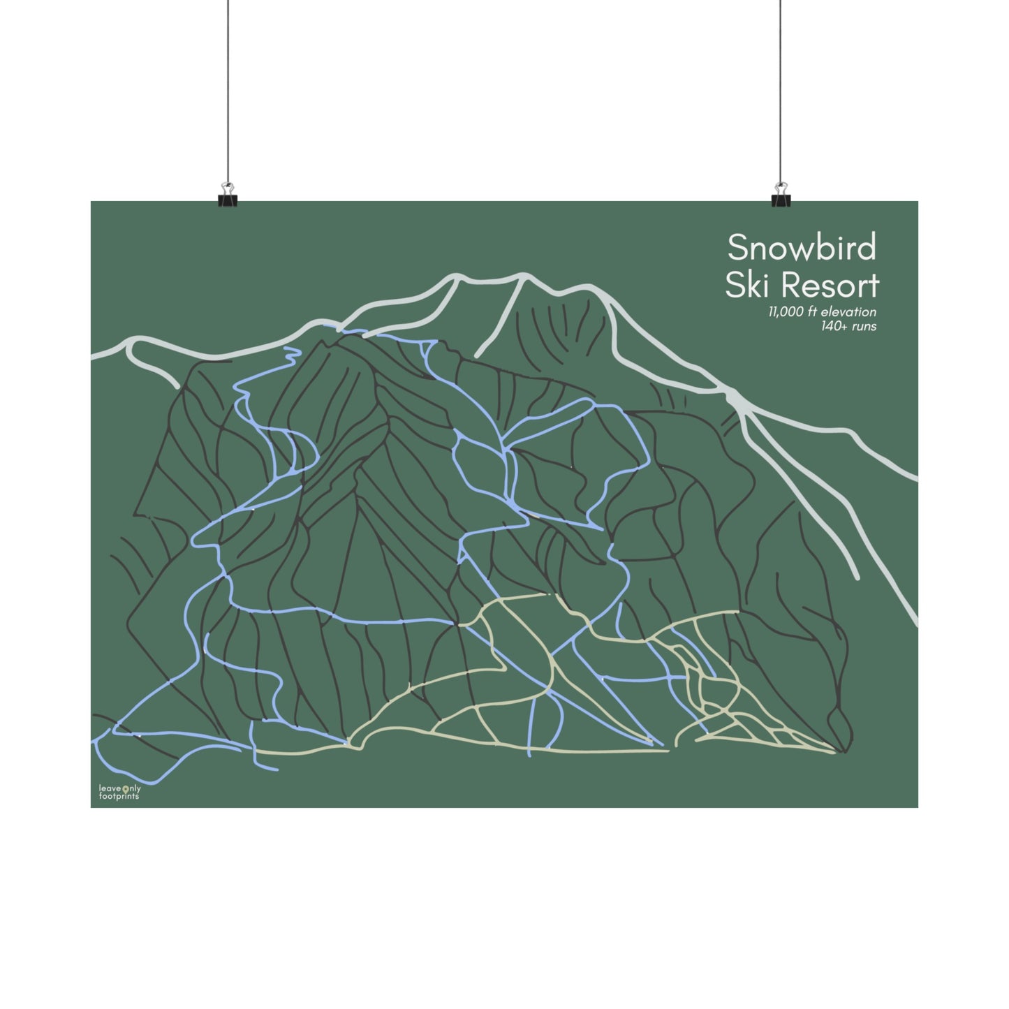 Snowbird Ski Resort Horizontal Print