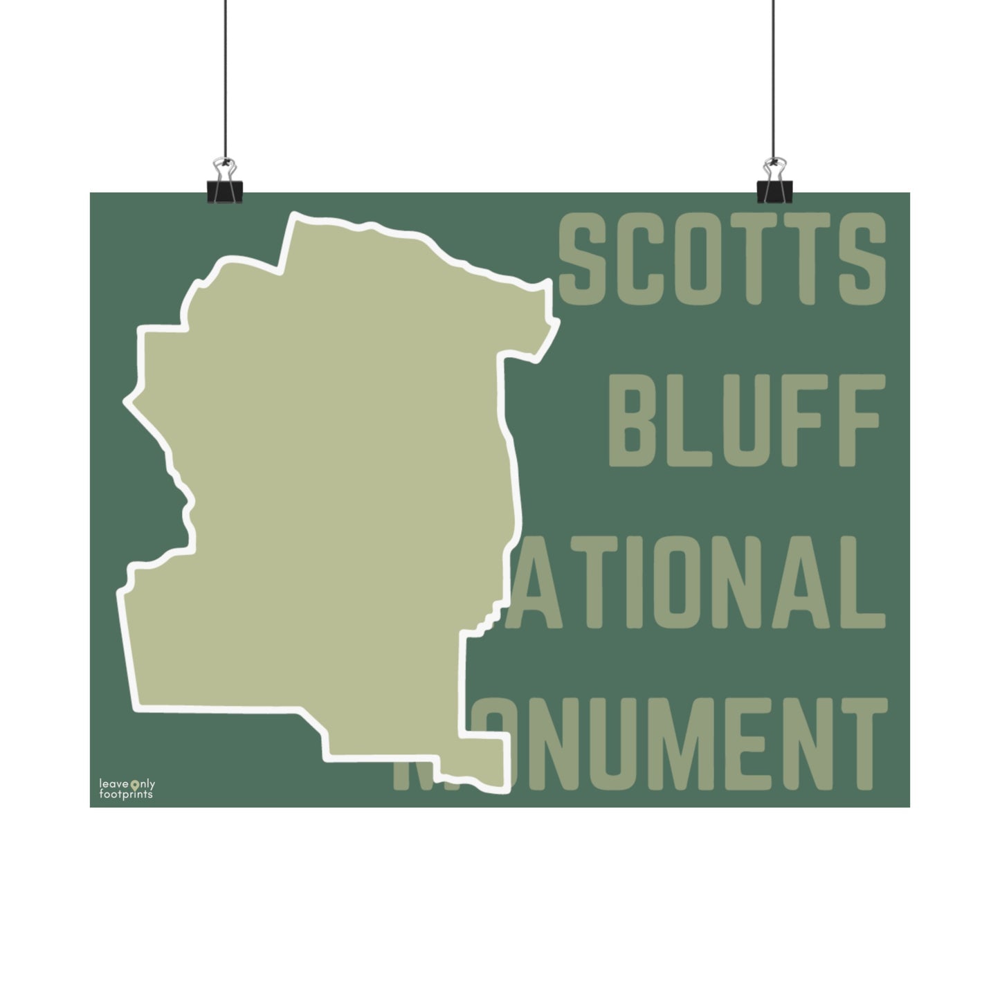 Scotts Bluff National Monument Horizontal Print